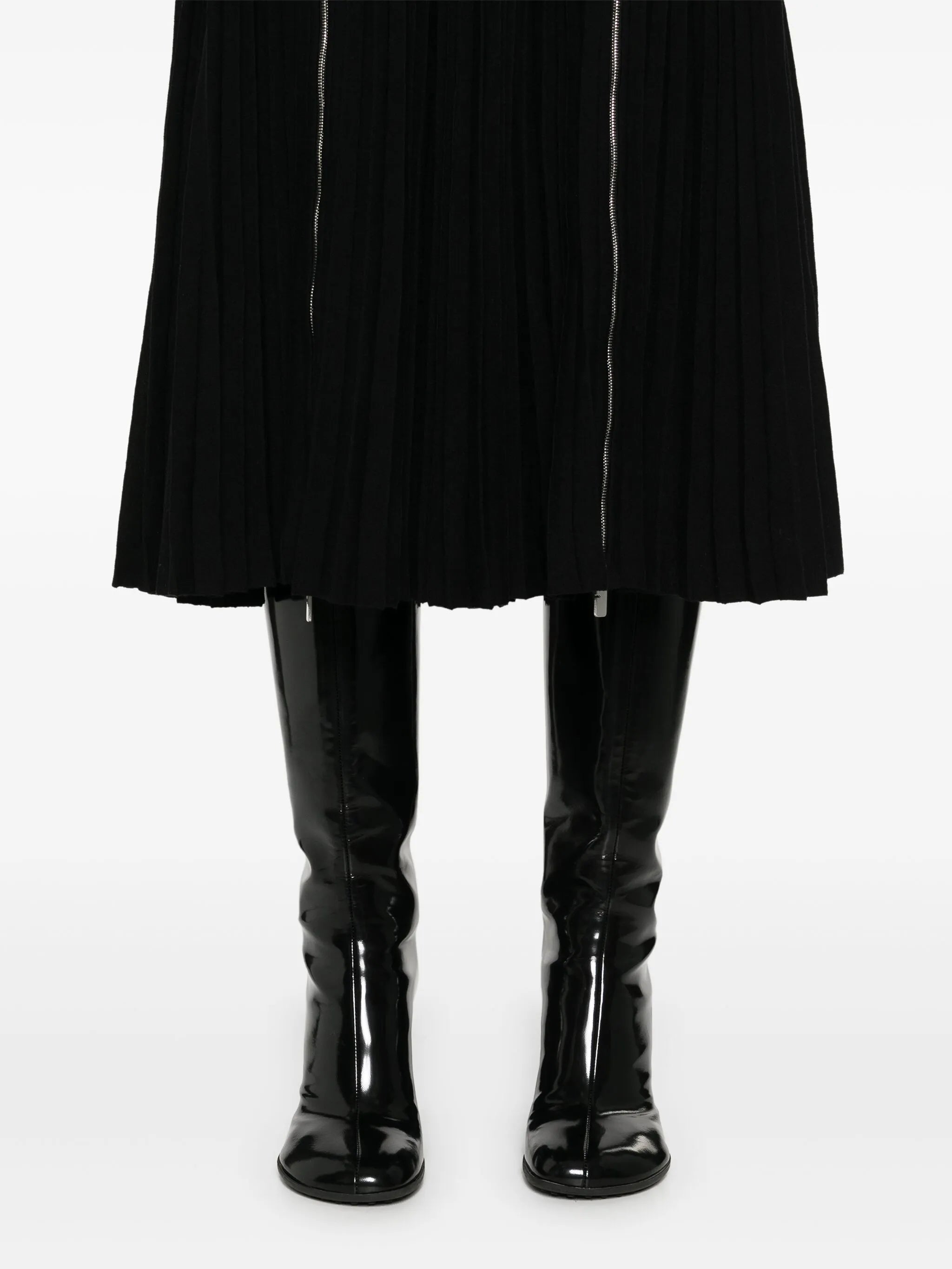 pleated dress