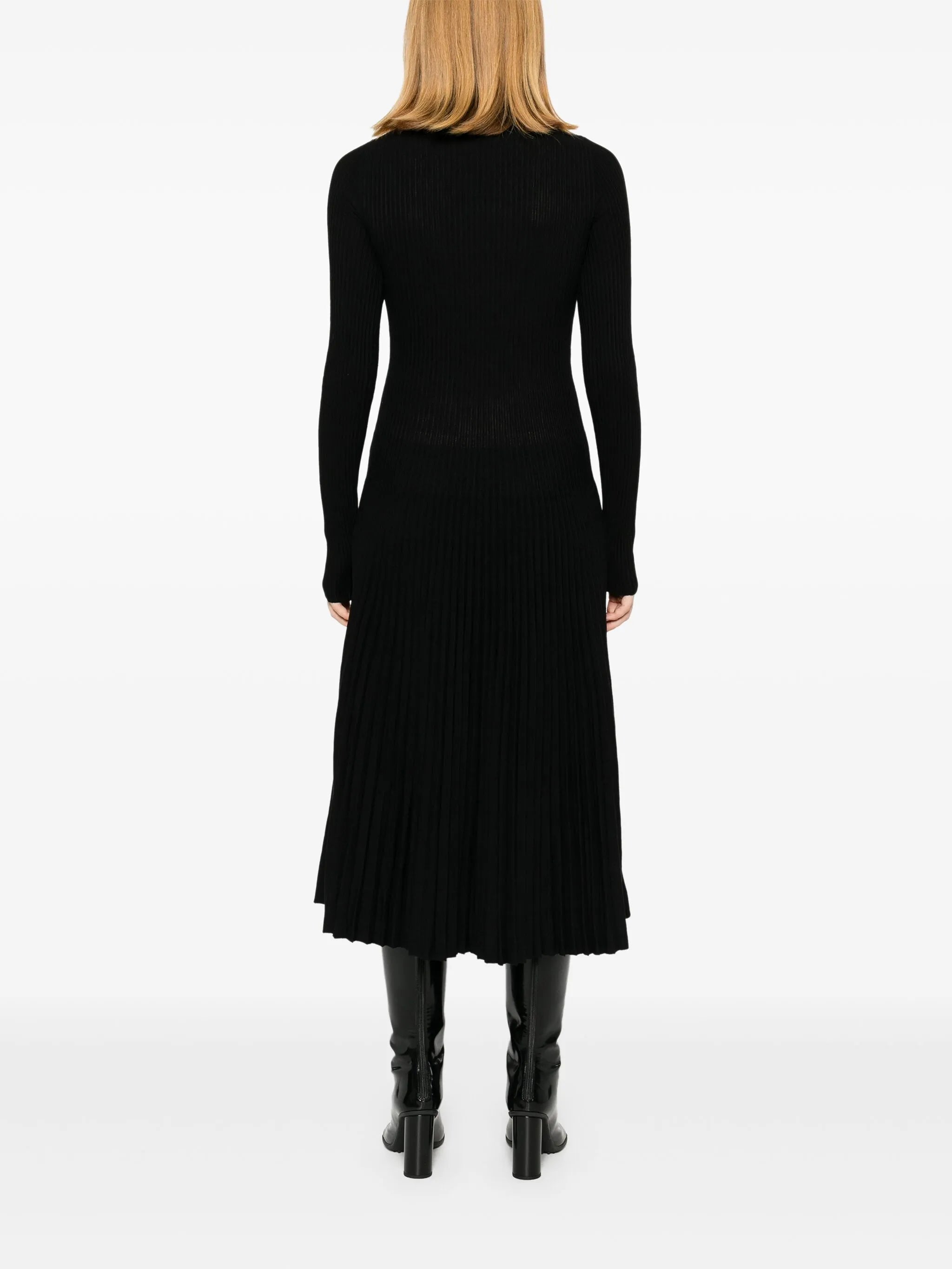 pleated dress