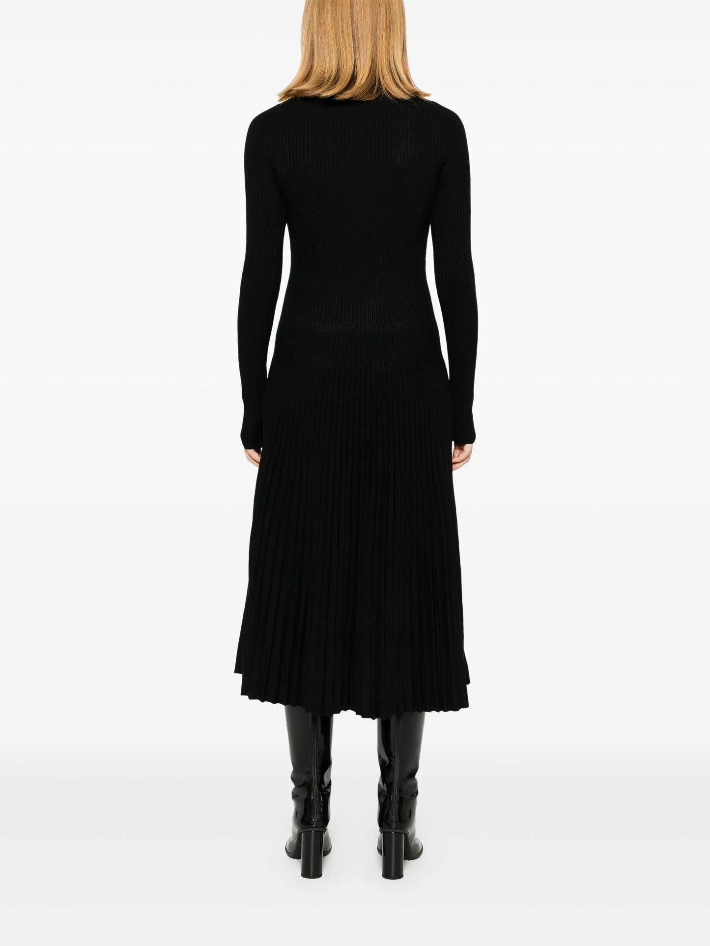 pleated dress