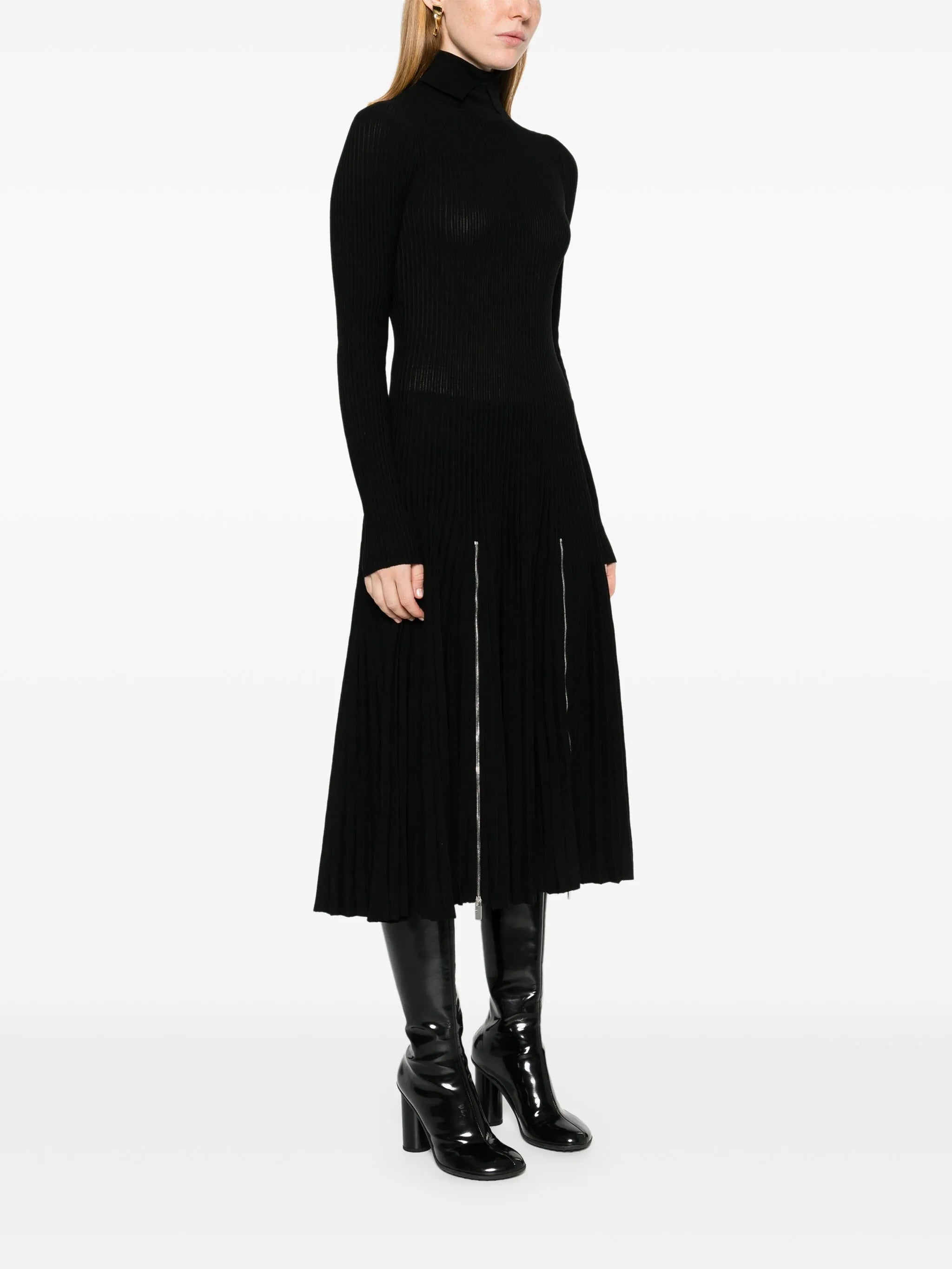 pleated dress