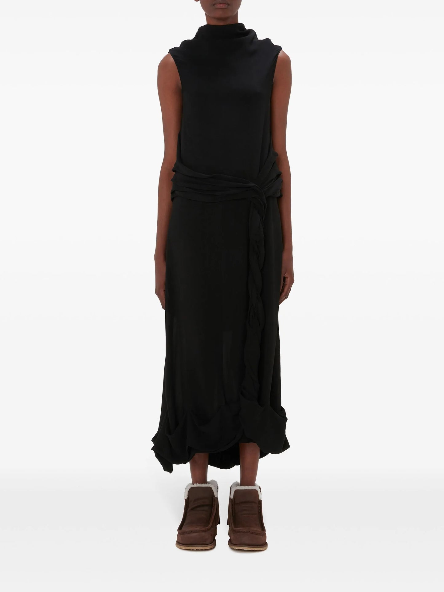 Twisted sheer dress