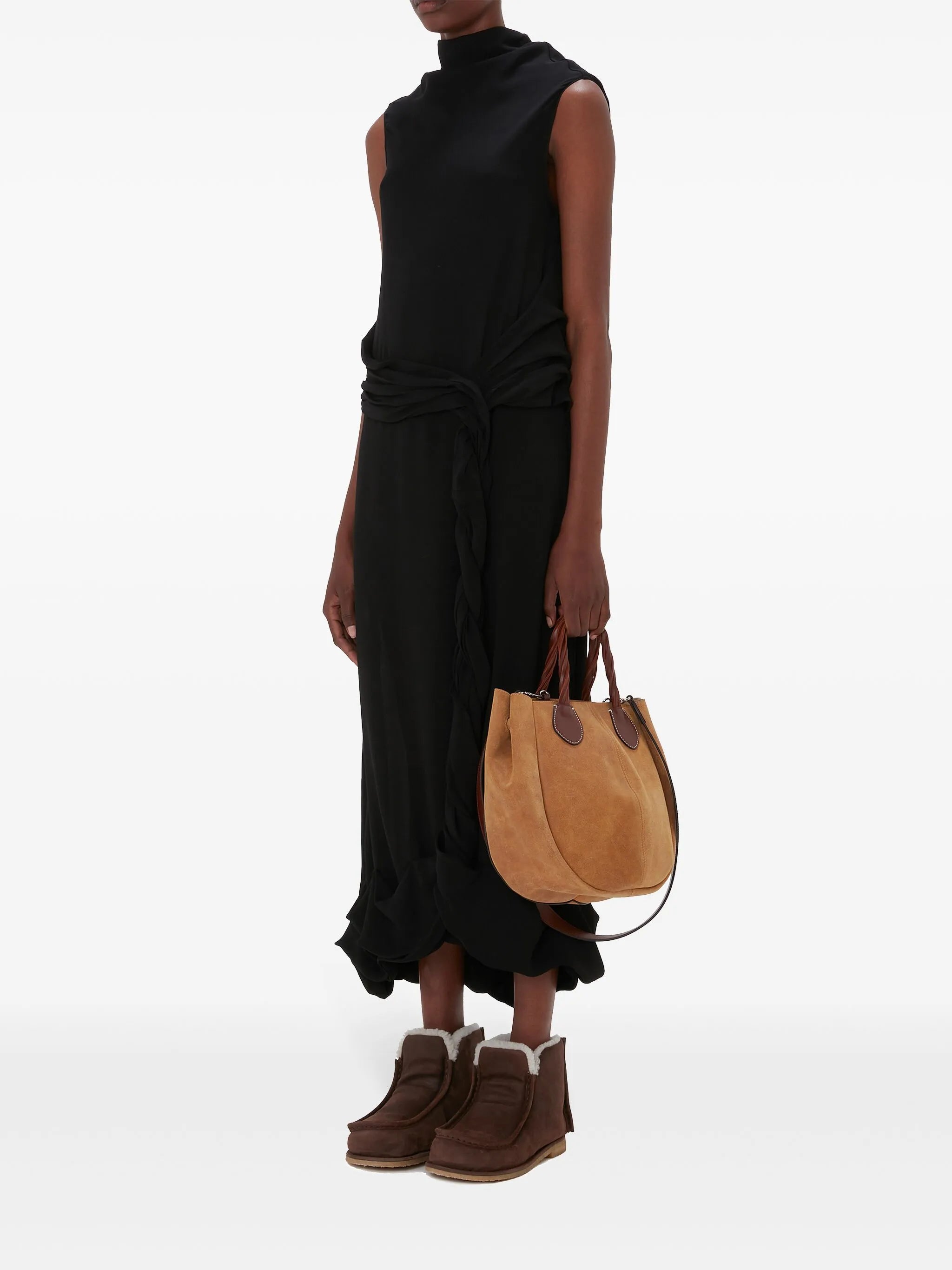 Twisted sheer dress