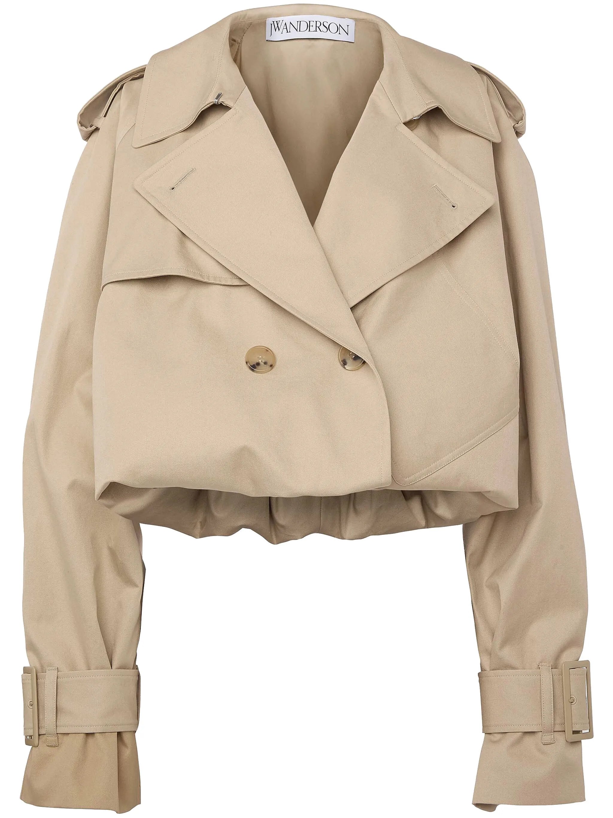cropped trench coat