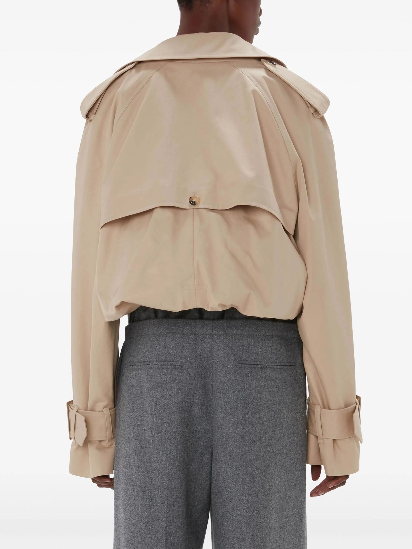 cropped trench coat