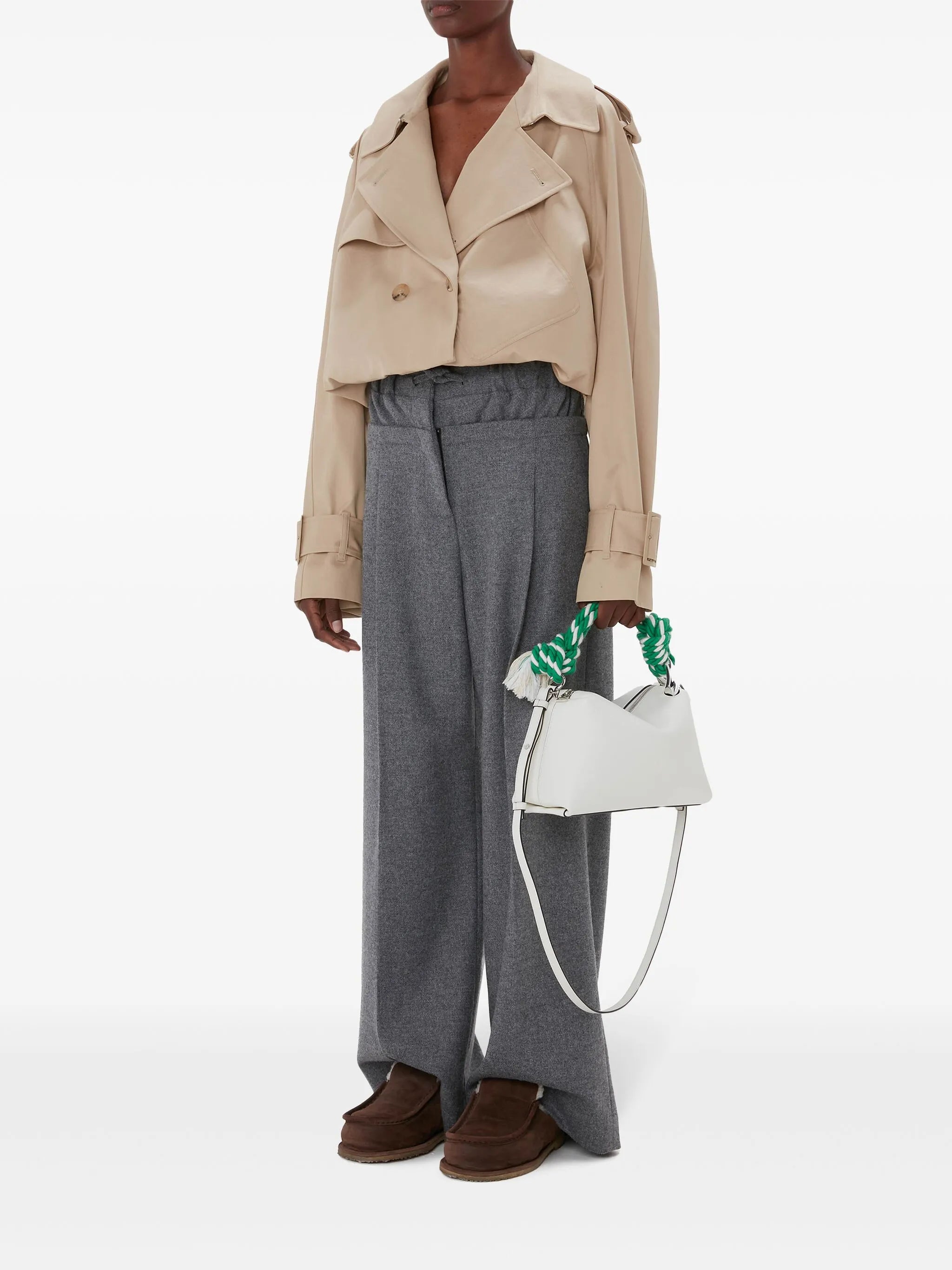 cropped trench coat