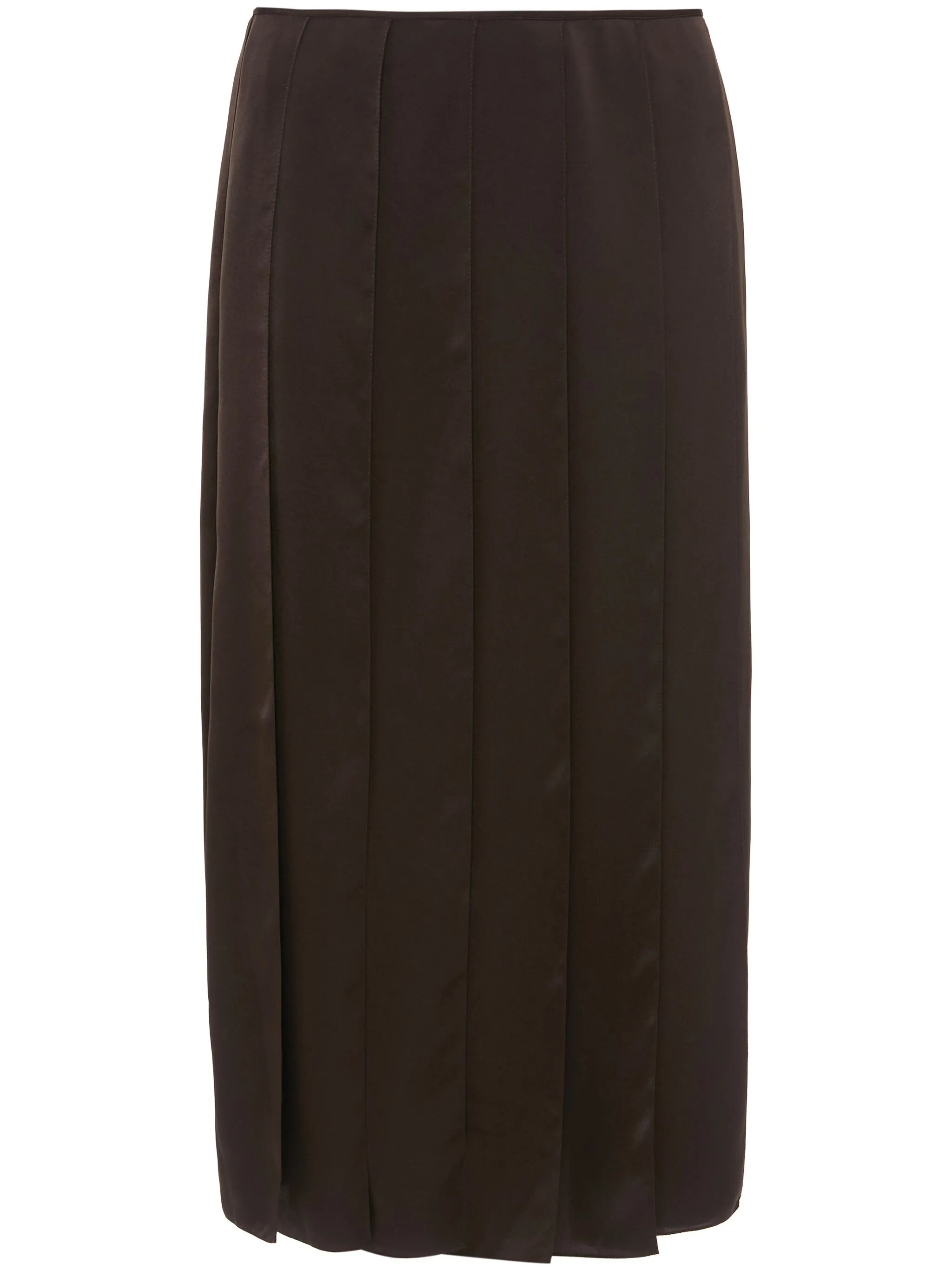 ribbon-panel midi skirt