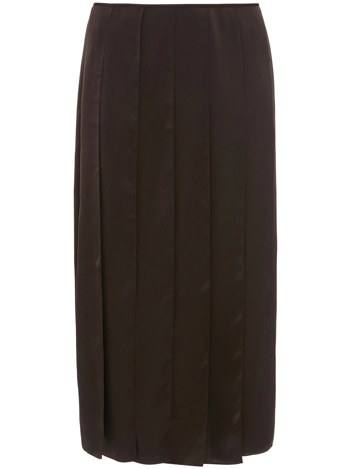 ribbon-panel midi skirt