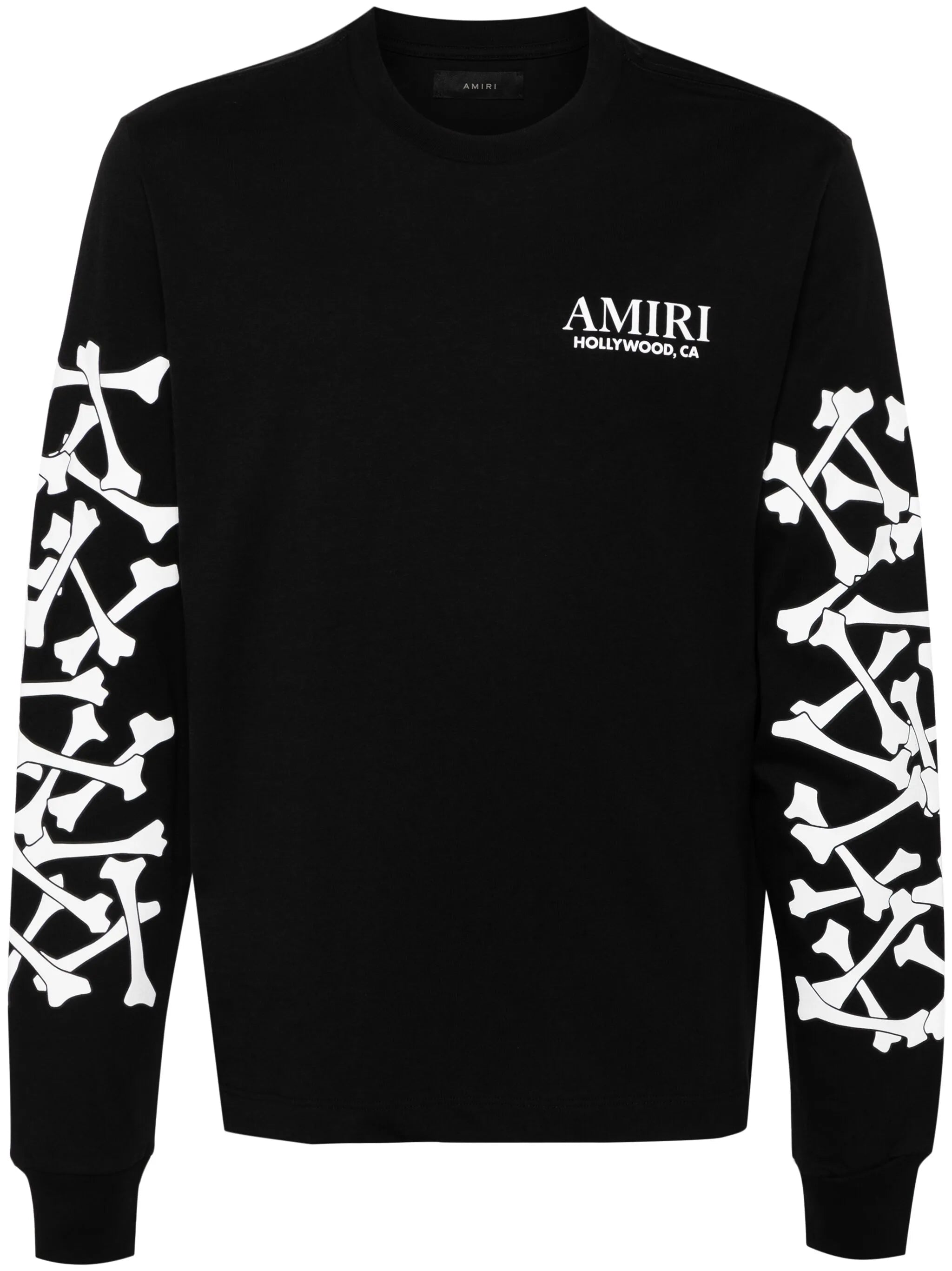 Bones stacked long-sleeve T-shirt