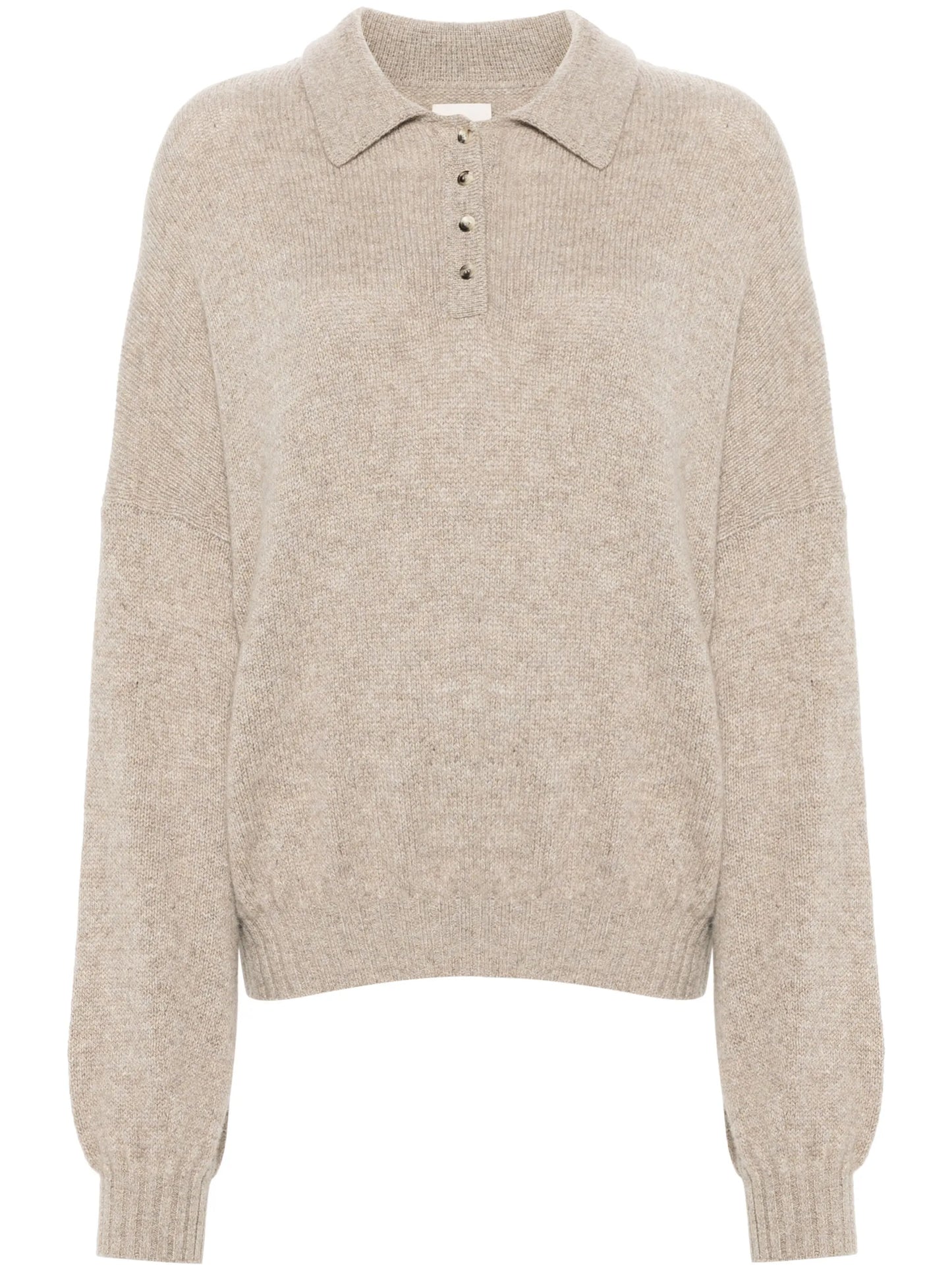 Rene cashmere blend polo jumper