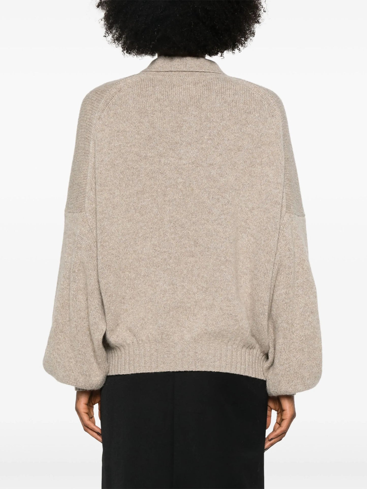 Rene cashmere blend polo jumper