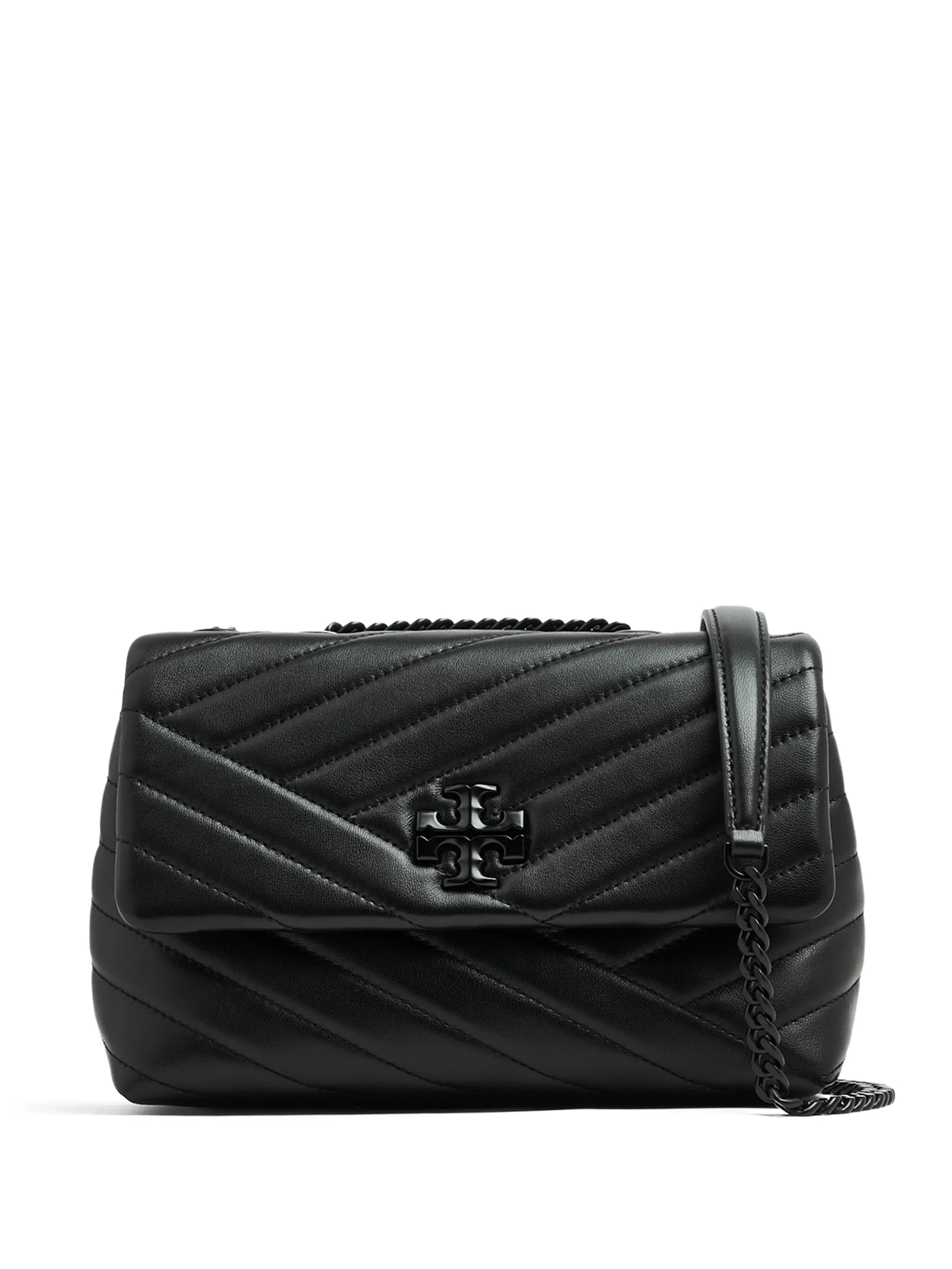 small Kira Chevron Powder coated convertible shoulder bag