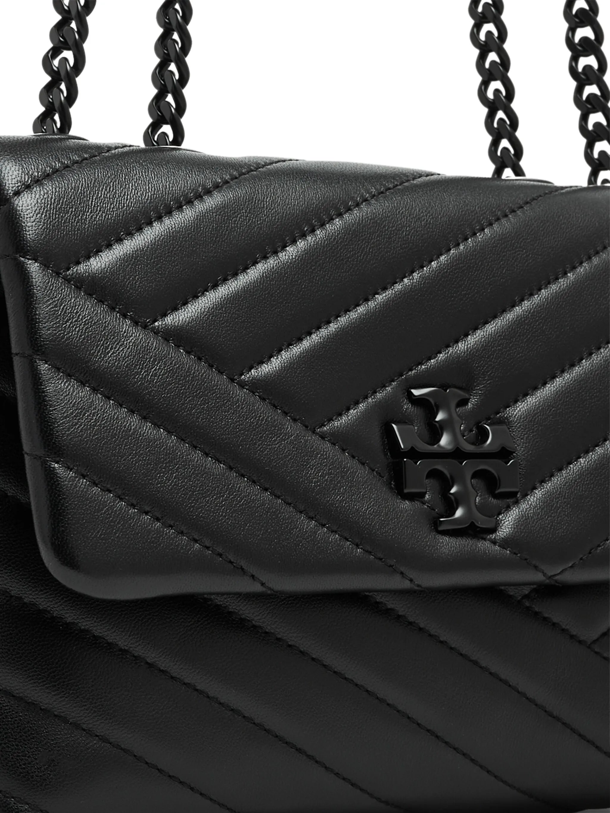 small Kira Chevron Powder coated convertible shoulder bag