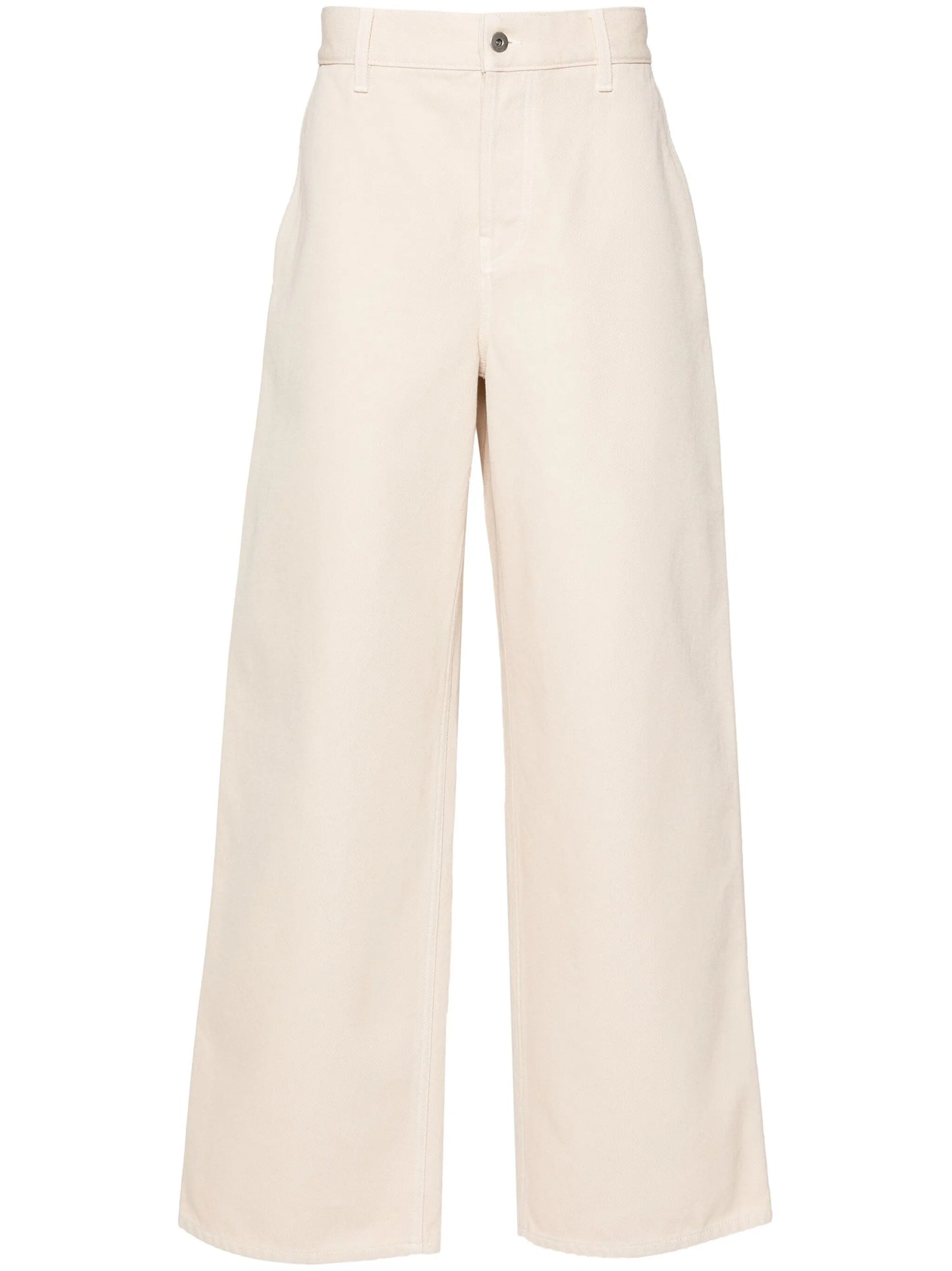 Equestrian Knight-embroidered loose jeans