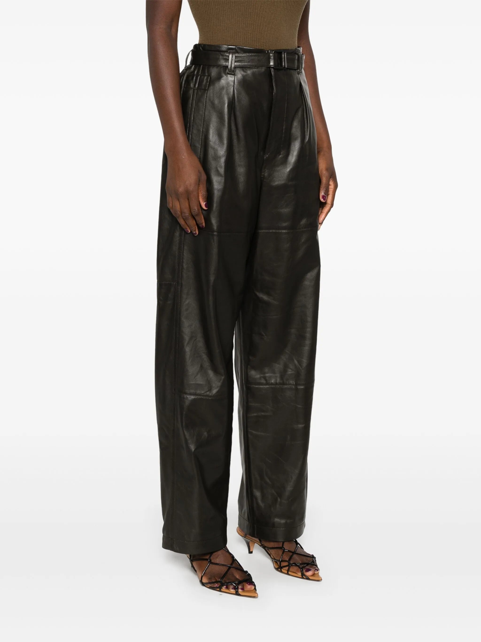belted pants