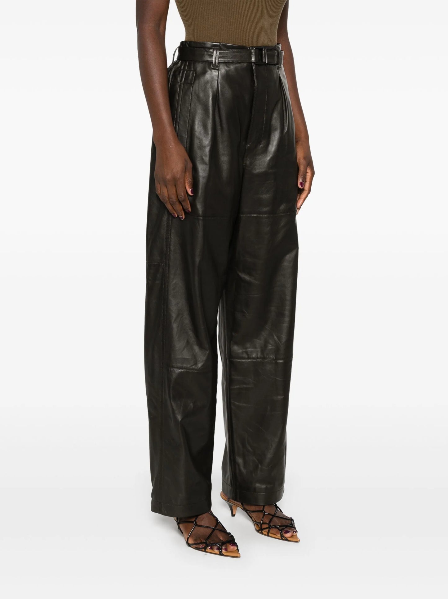 belted pants