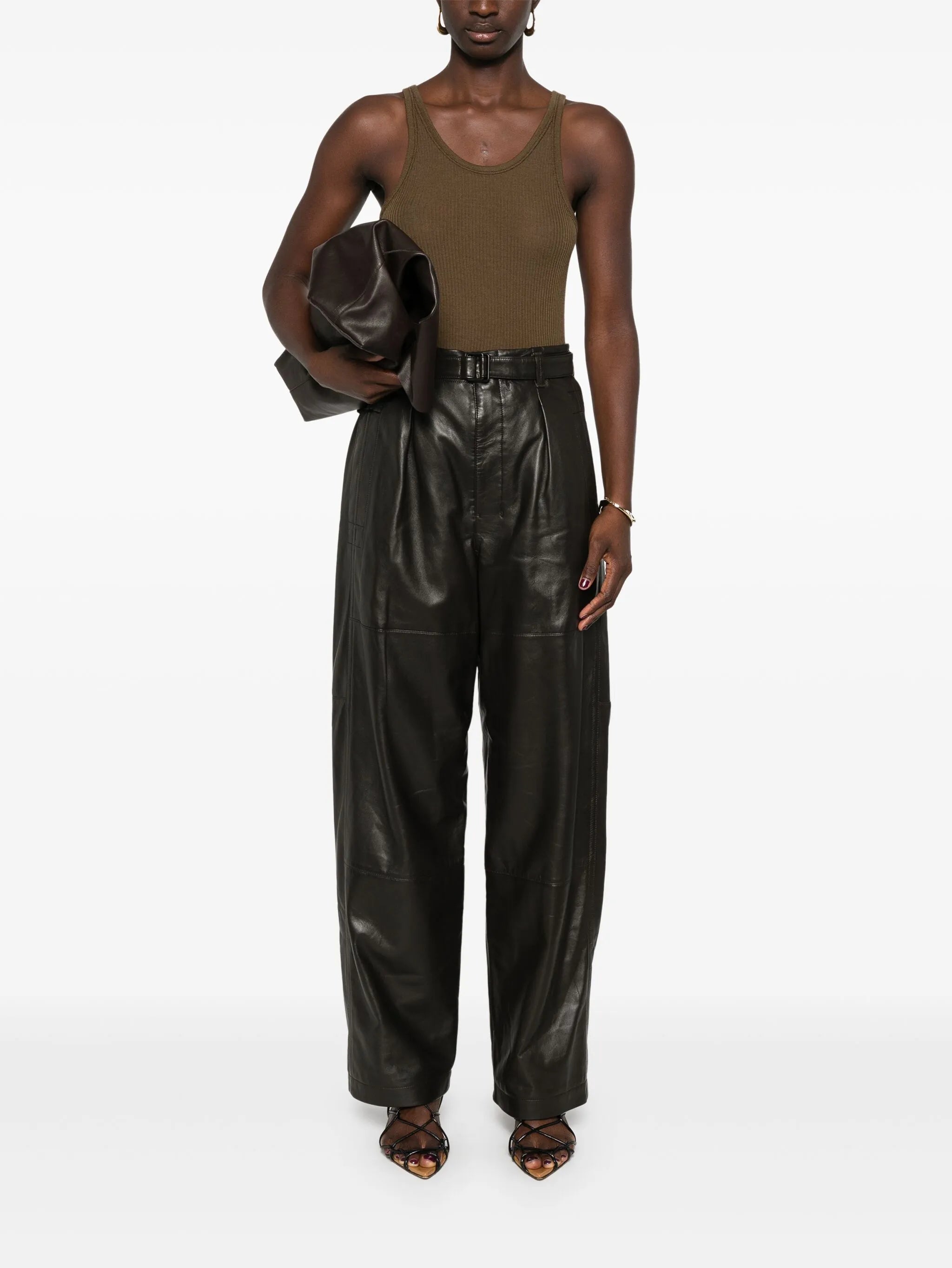 belted pants