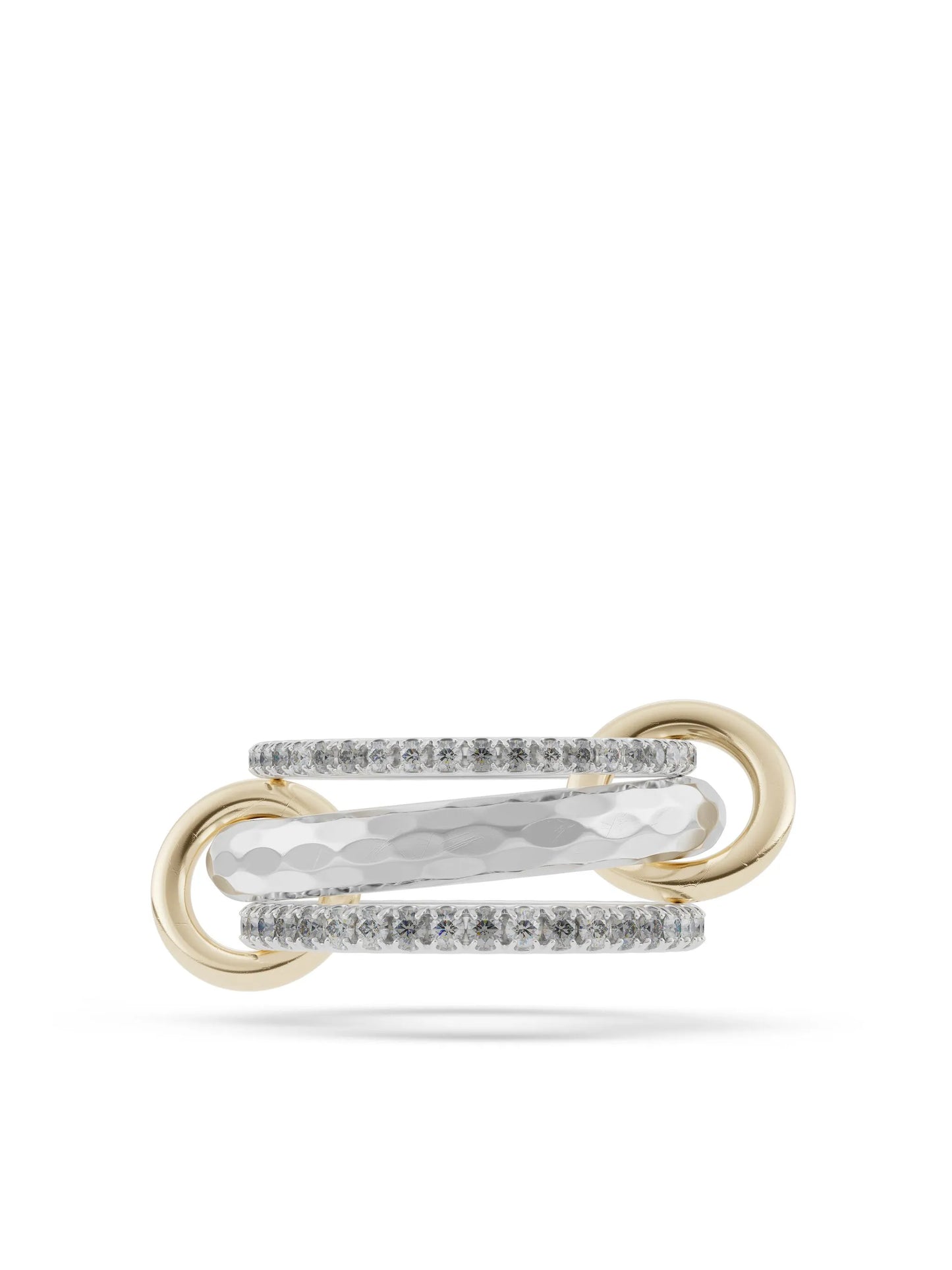 18kt yellow gold Theo Vulcan diamond ring