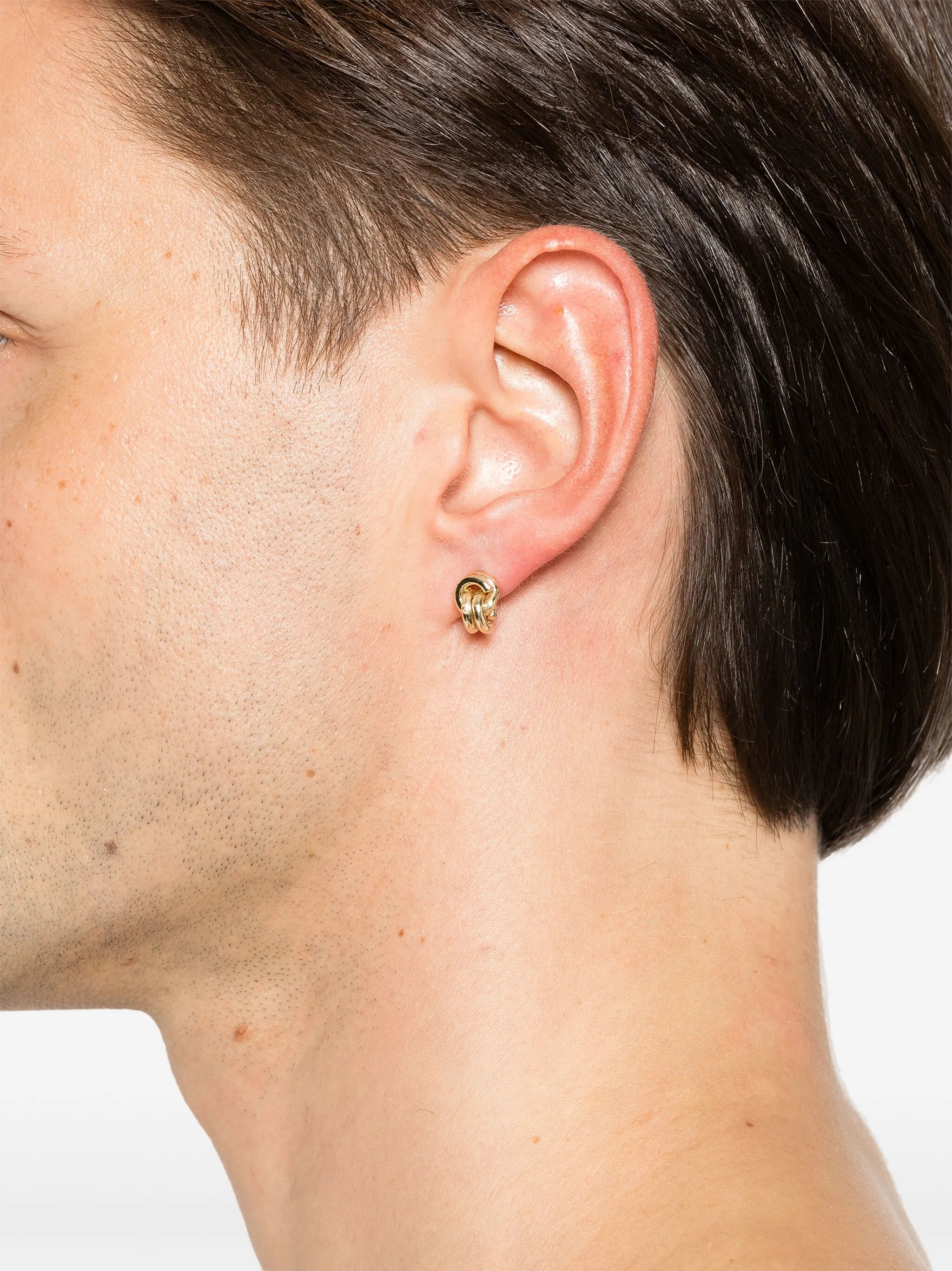 14K yellow gold single earring