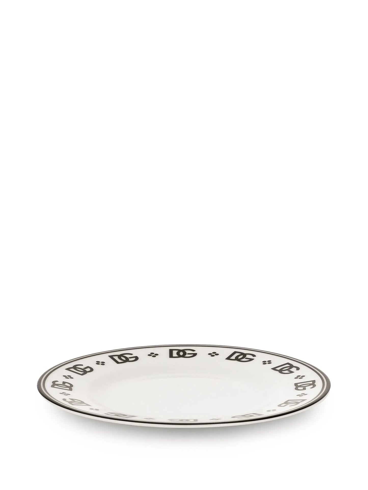 DG logo porcelain plate (set of two)