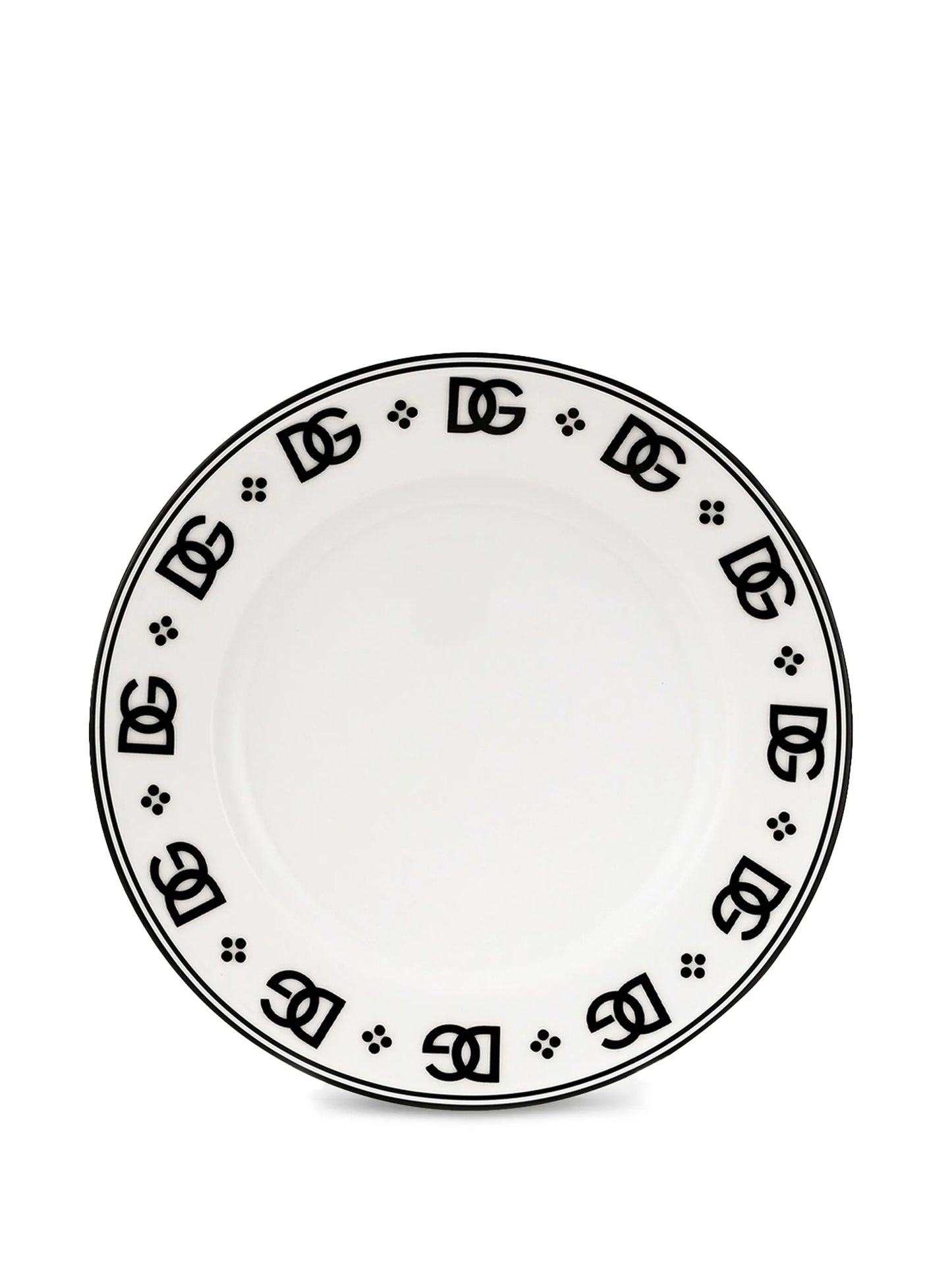 DG logo porcelain plate (set of two)