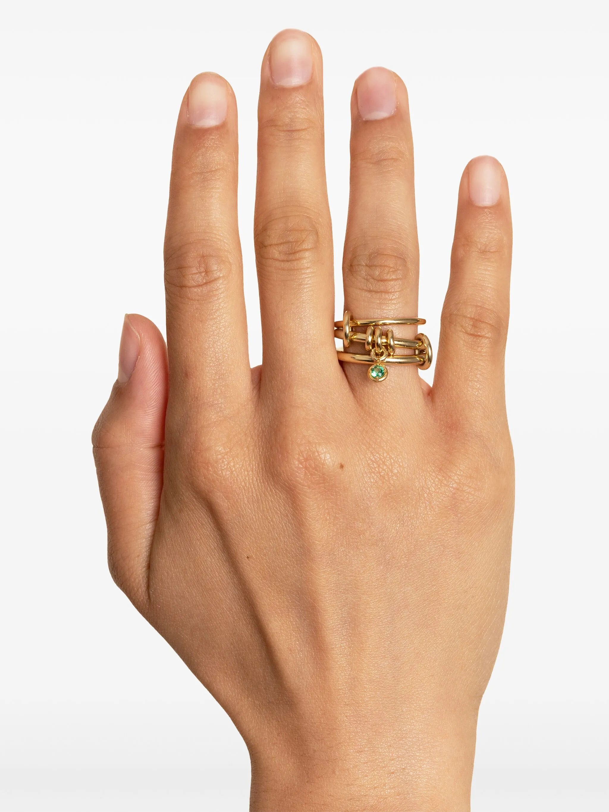 18kt yellow gold Piera YG emerald ring