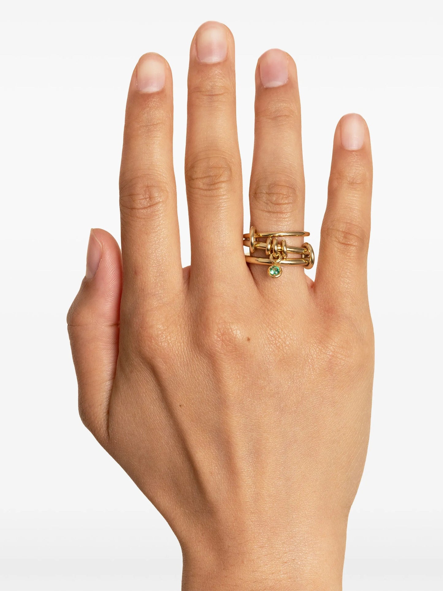 18kt yellow gold Piera YG emerald ring