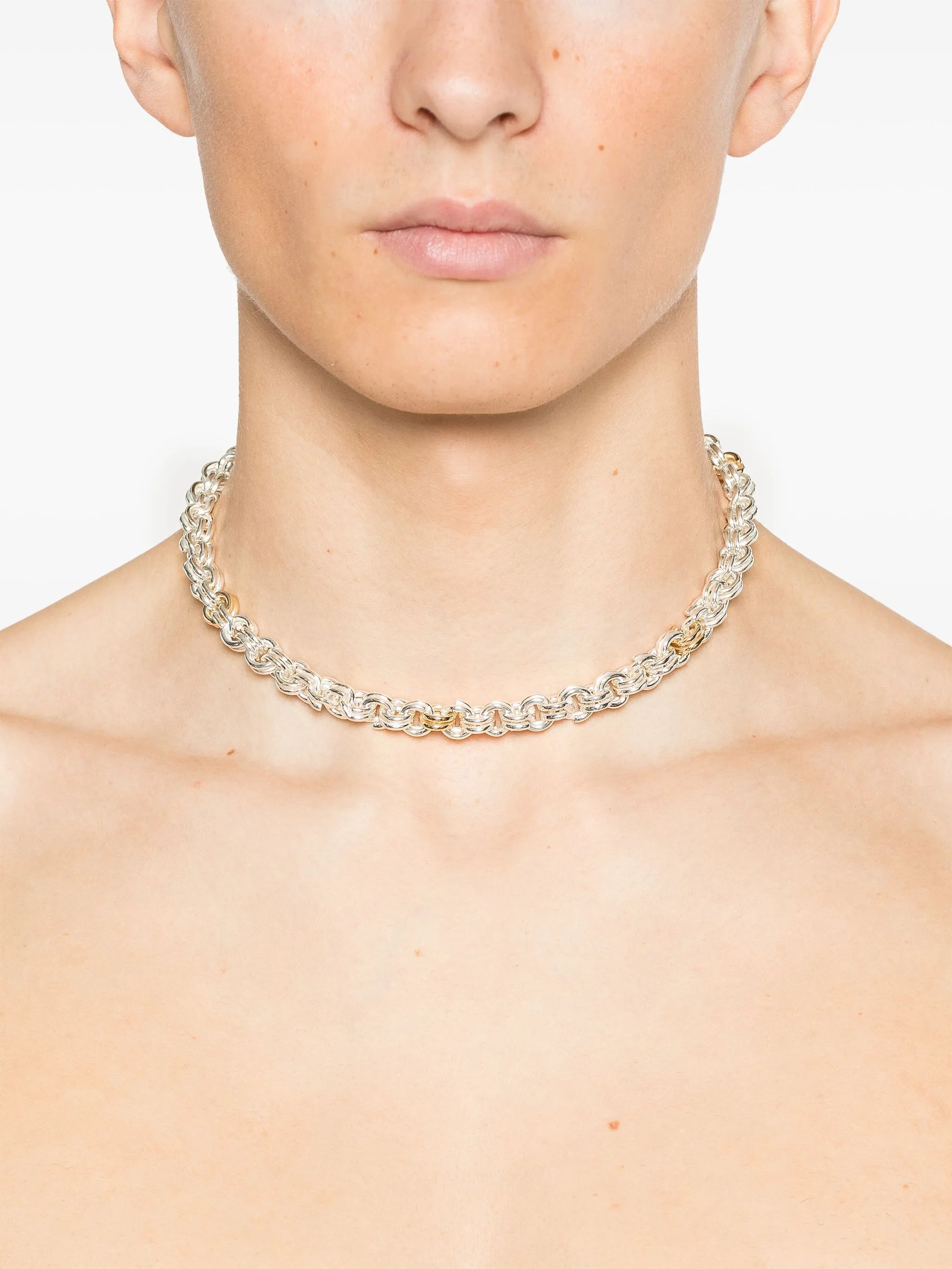 14K yellow gold Keychain necklace