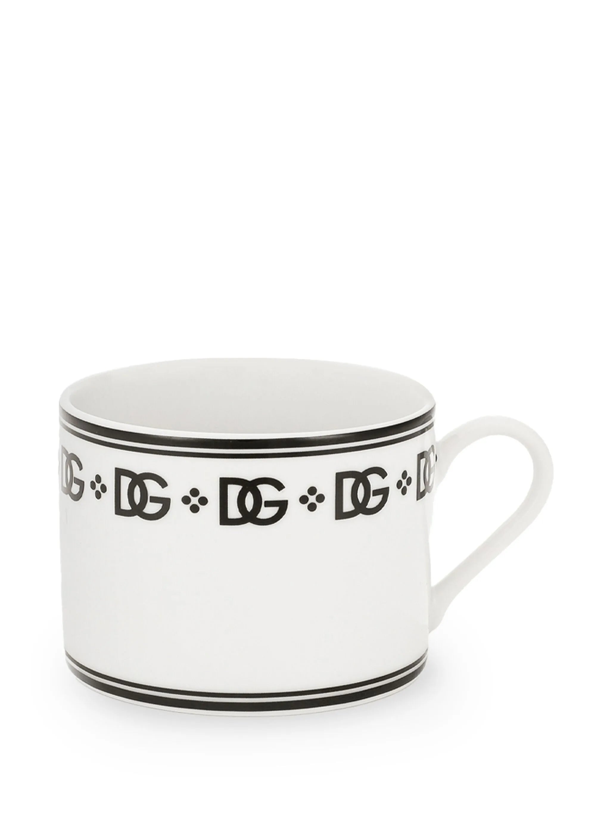 DG logo teacup and saucer (set of two)
