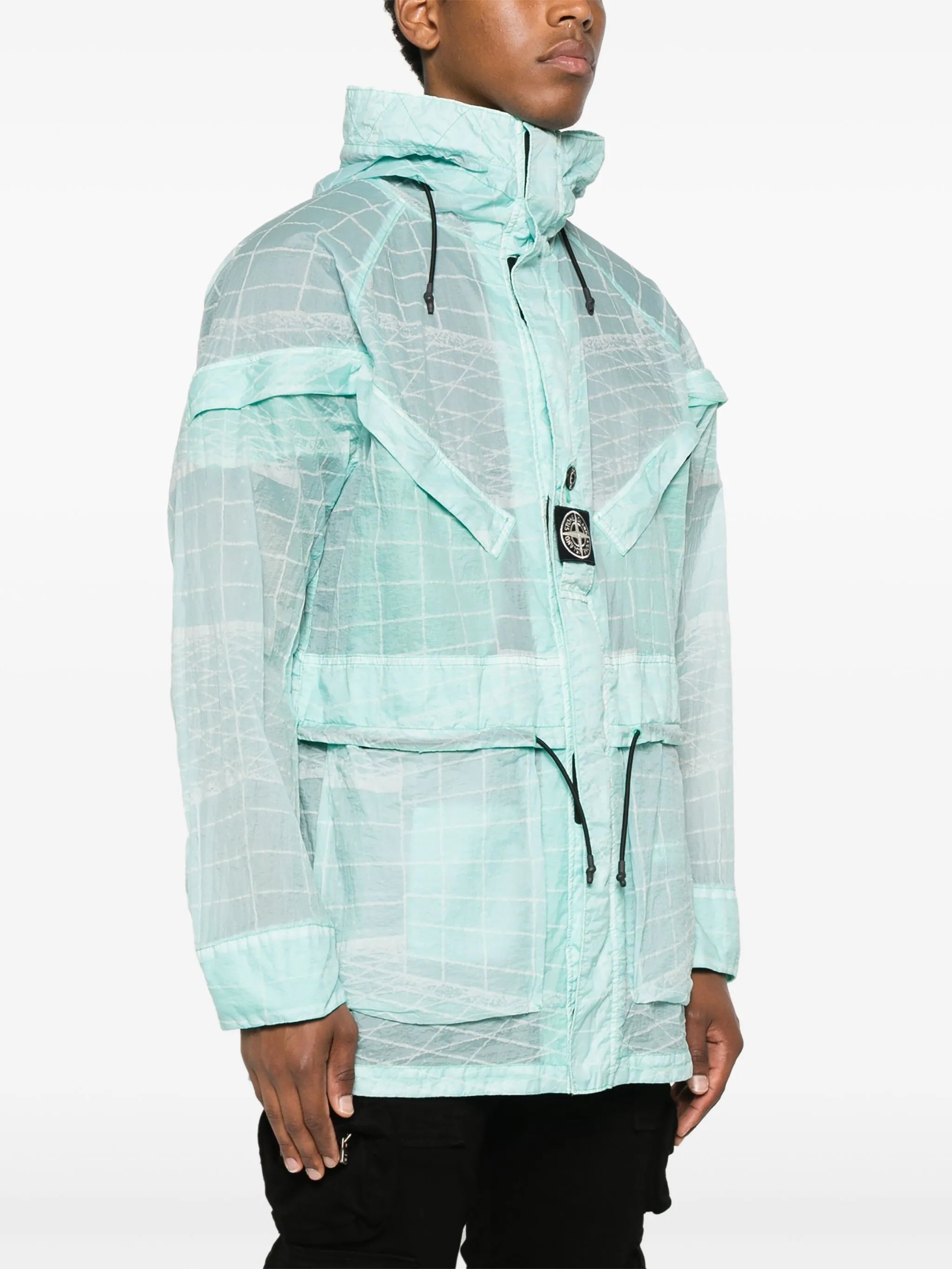 Compass-badge parka