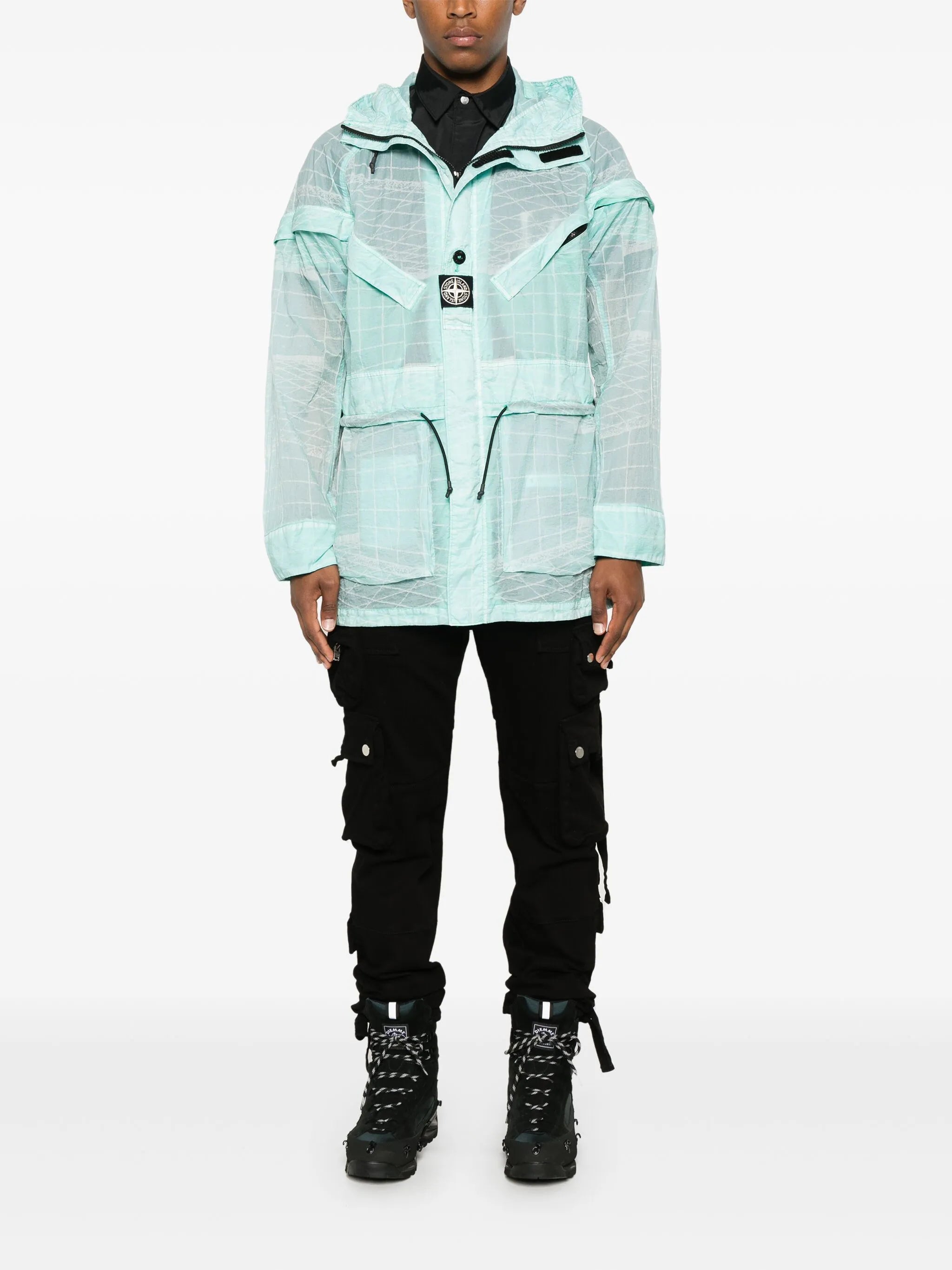 Compass-badge parka