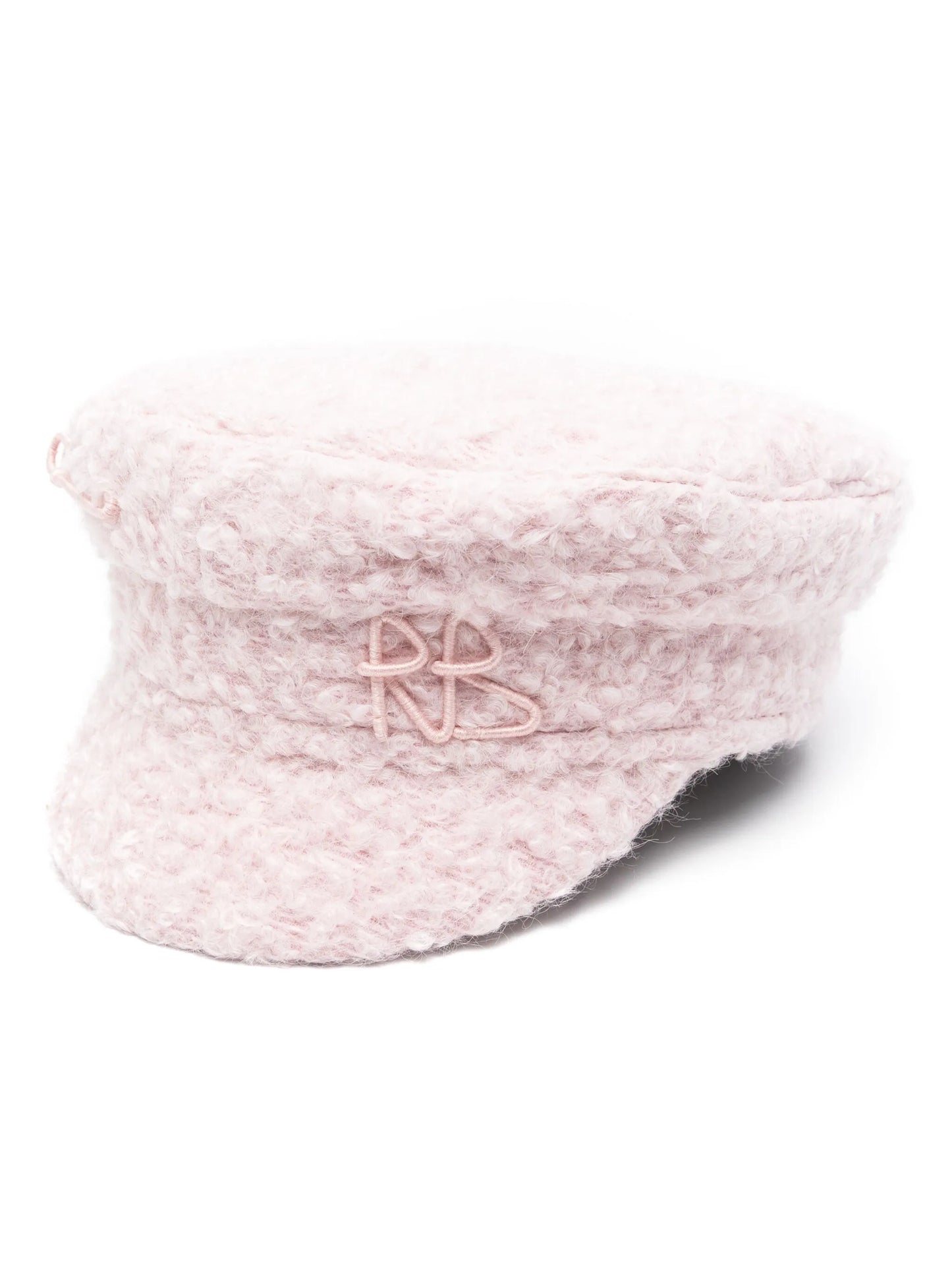logo-embellished baker boy cap