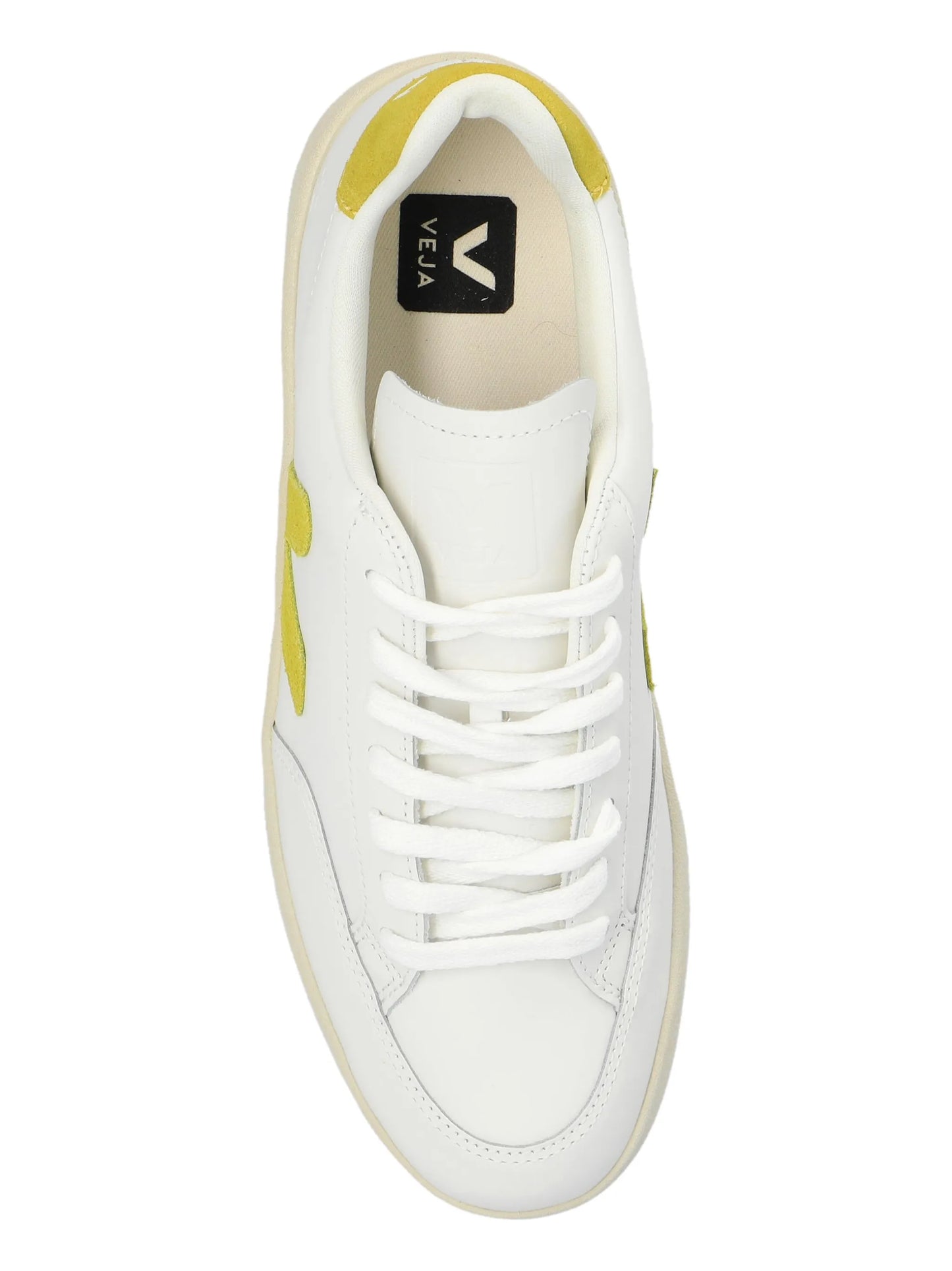 V12 Chromefree leather sneakers
