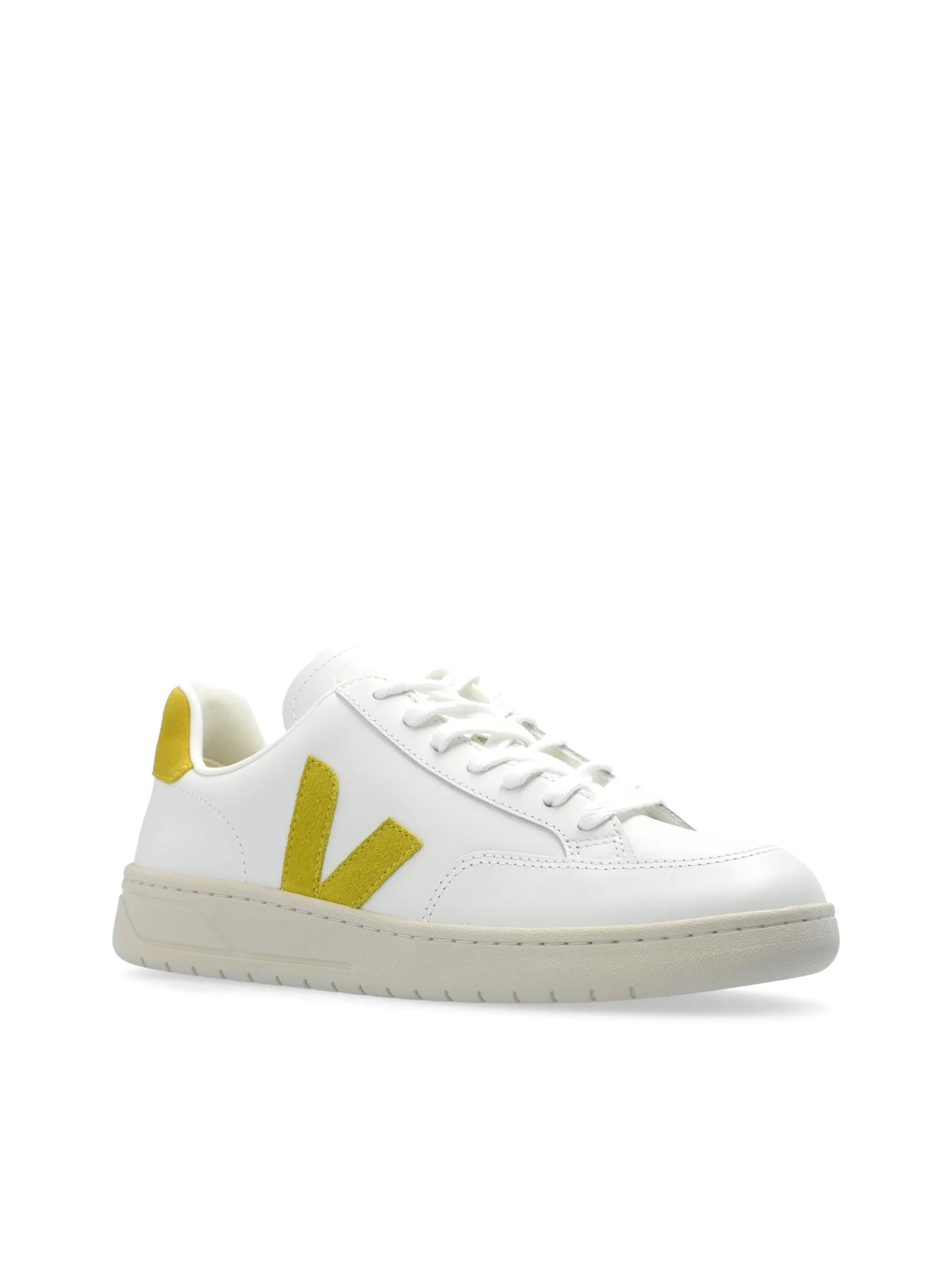 V12 Chromefree leather sneakers