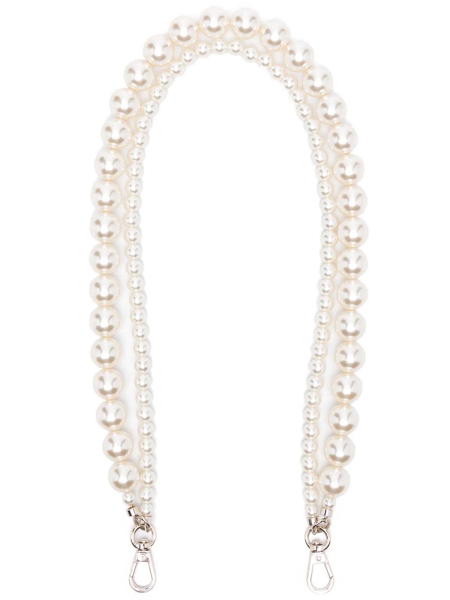 faux-pearl shoulder strap