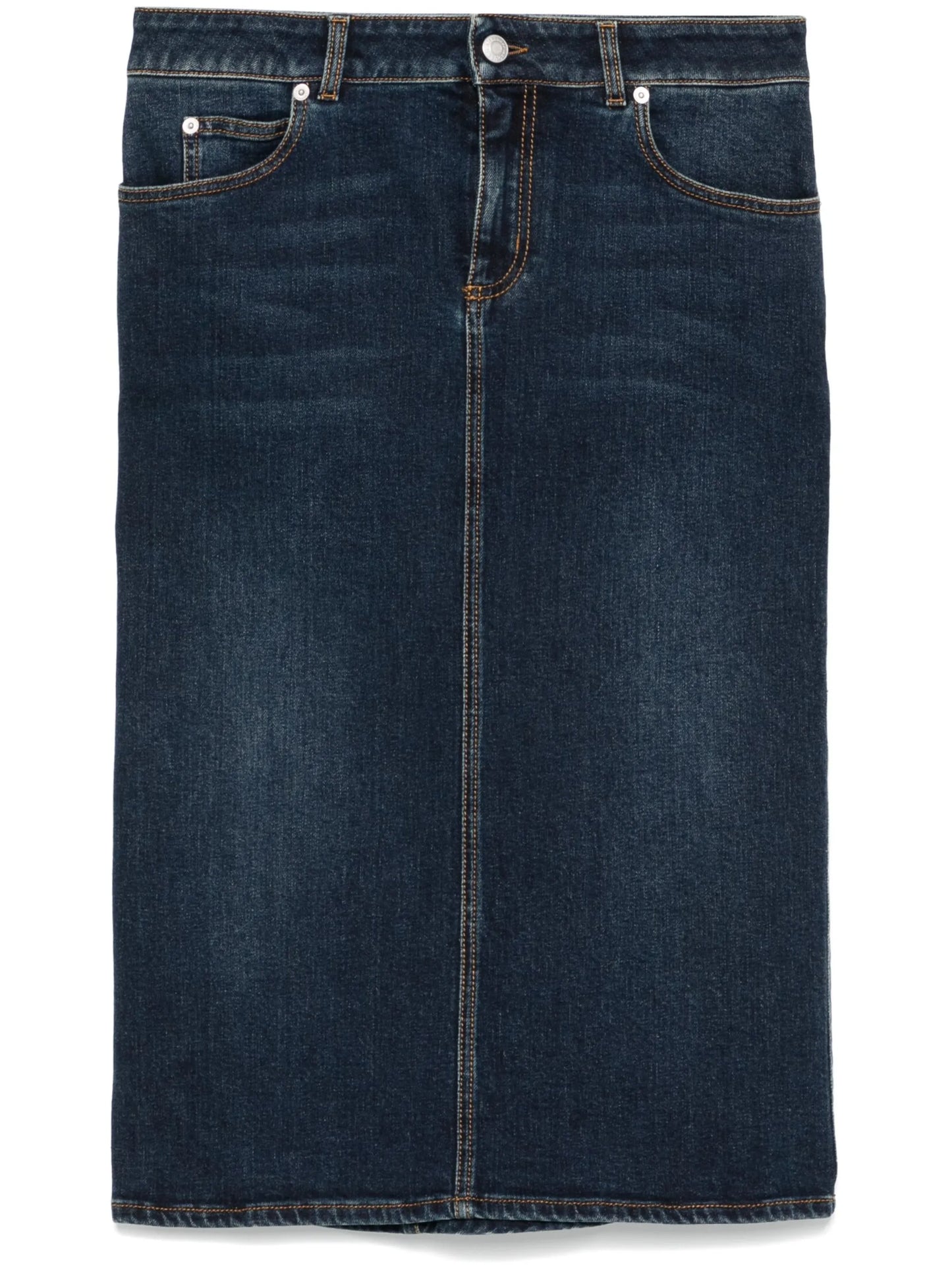 denim pencil skirt