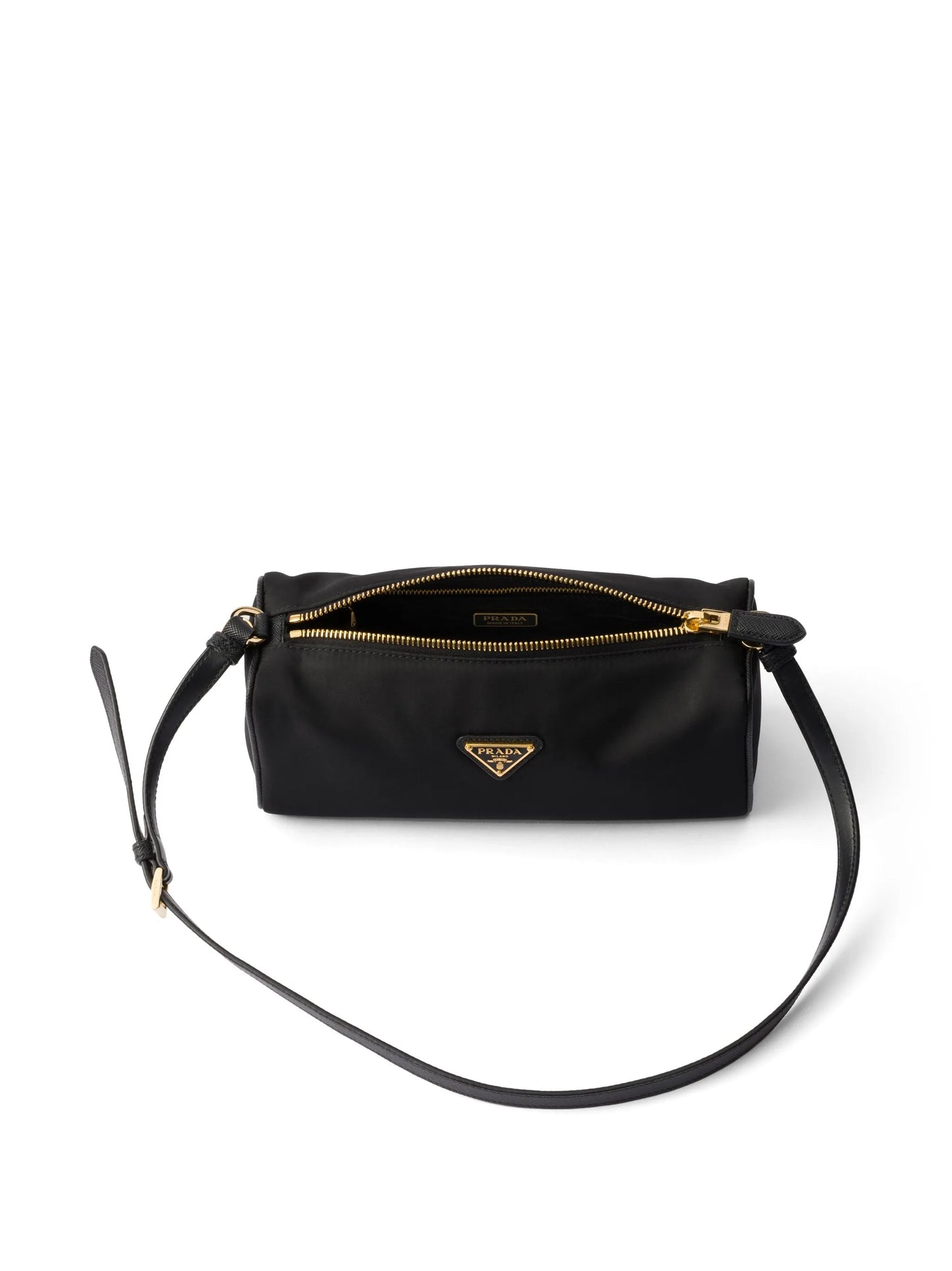 triangle logo pouch