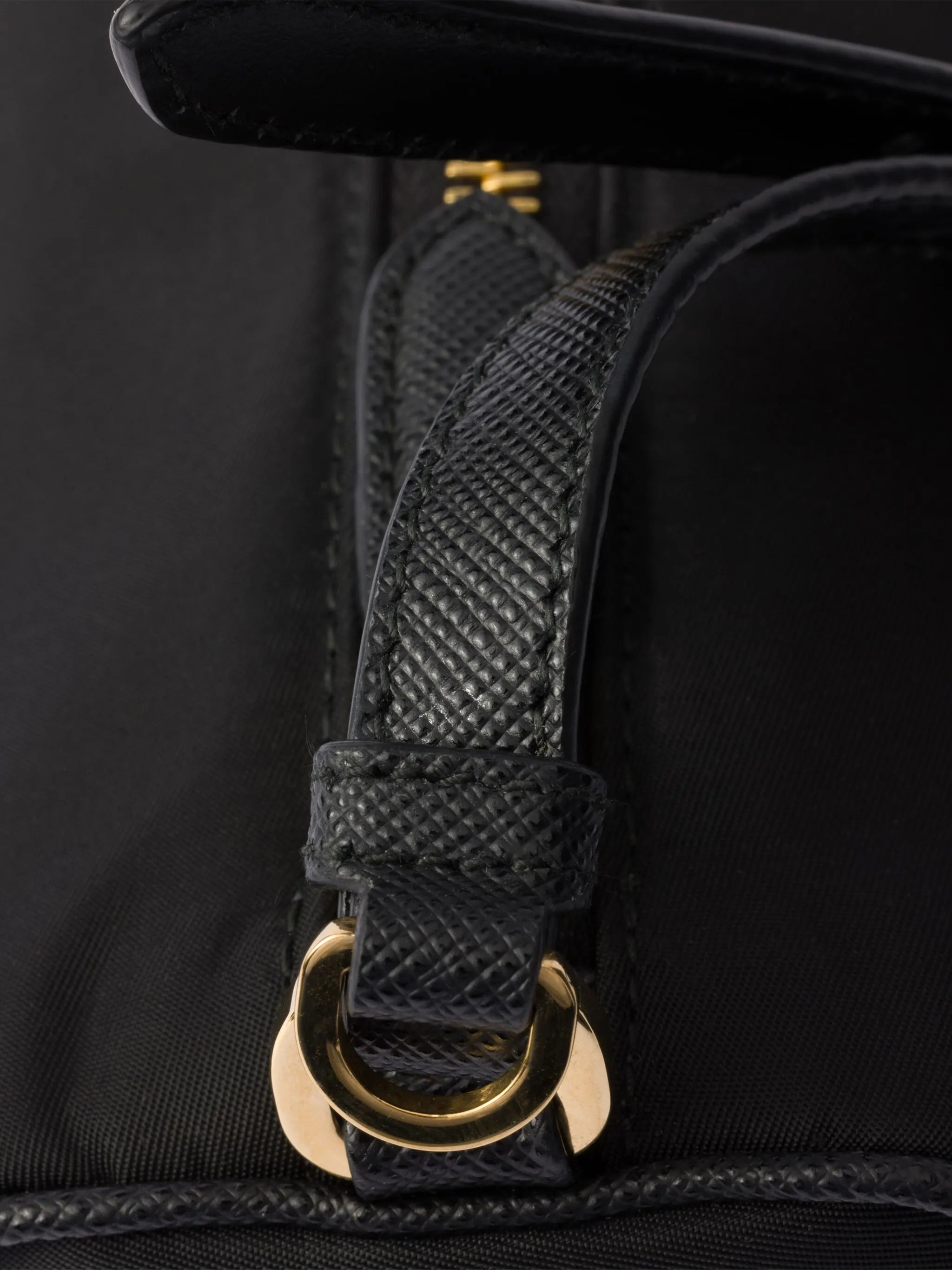 triangle logo pouch