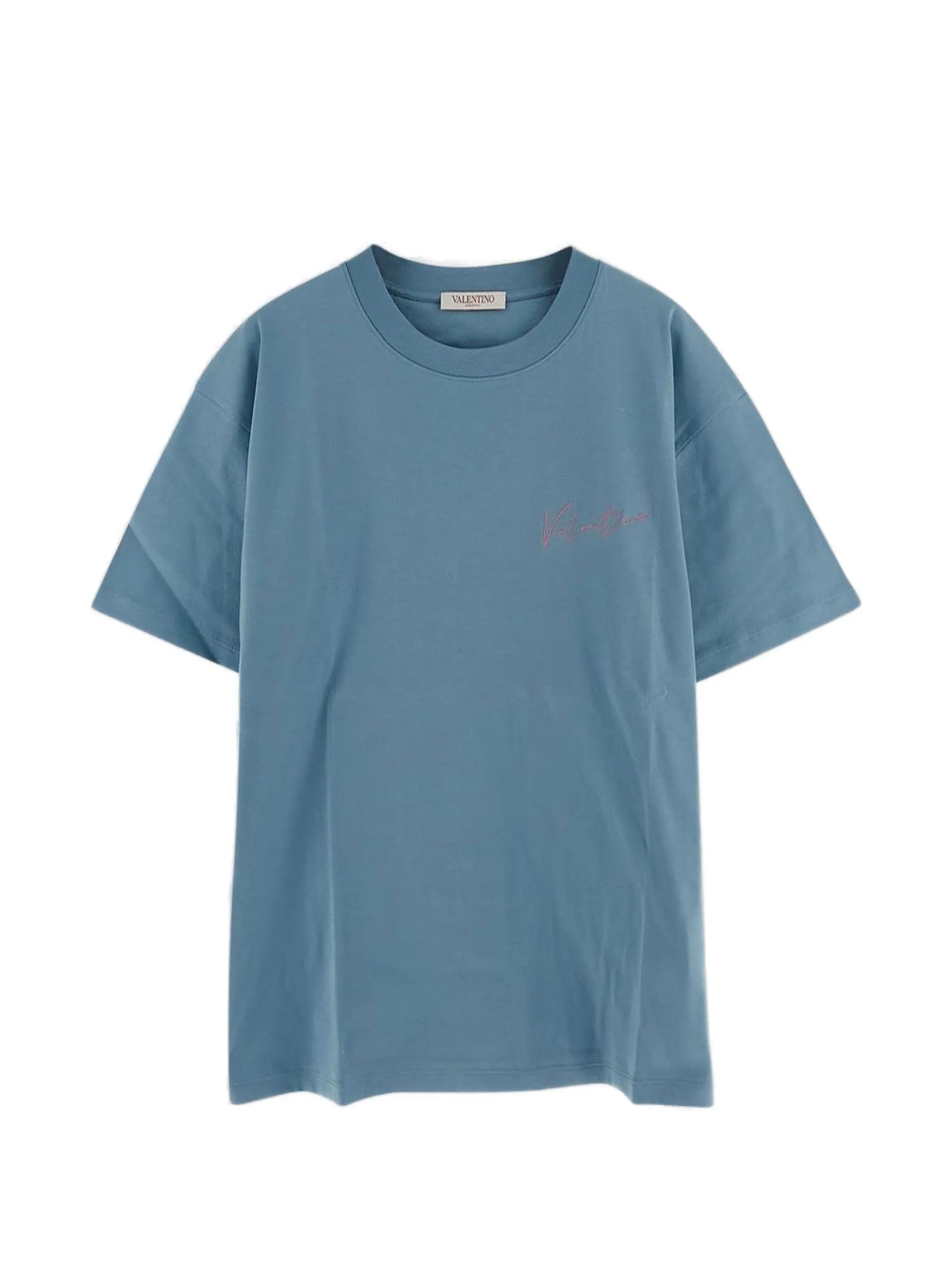 logo-embroidered T-shirt