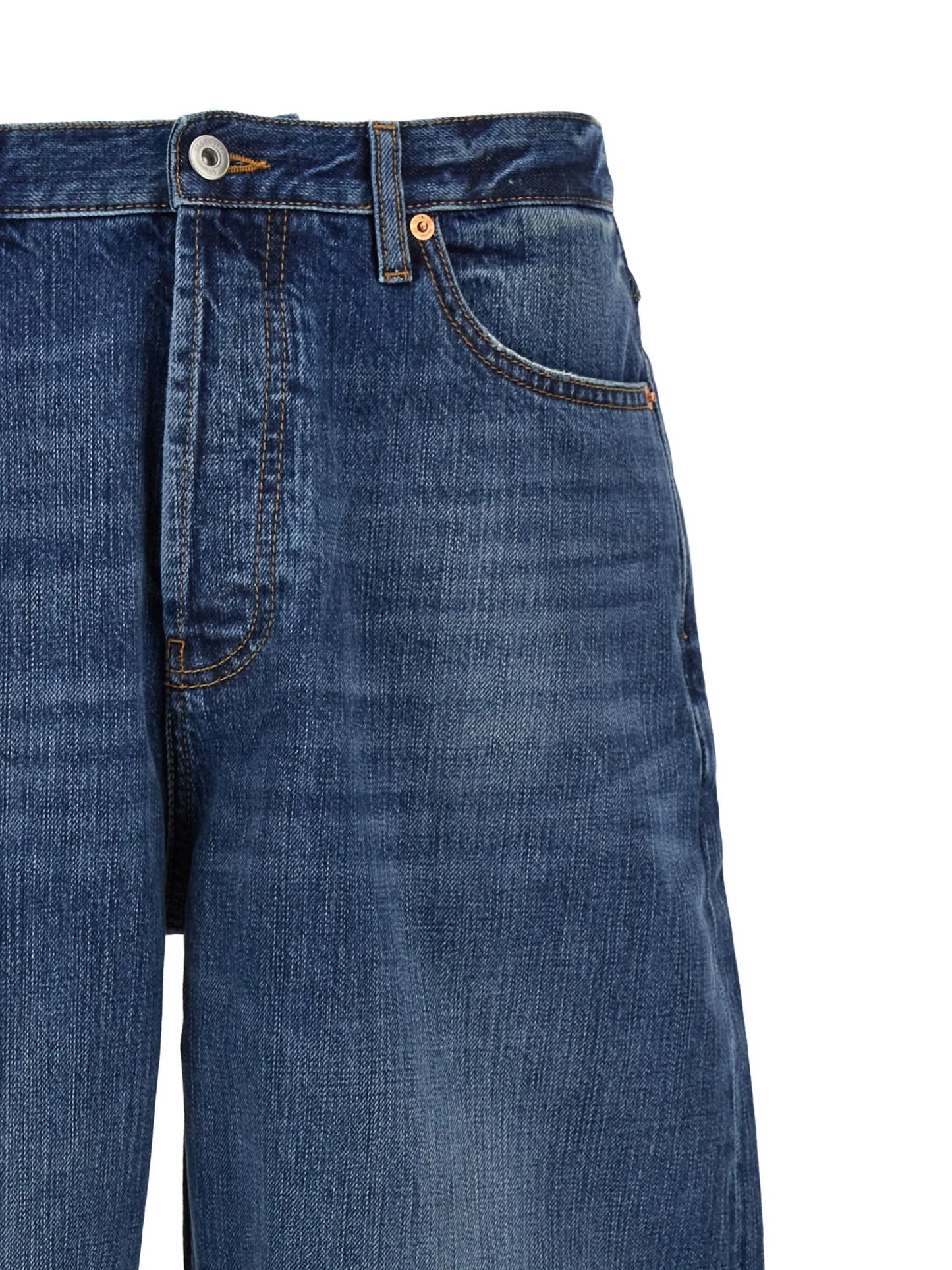logo-patch loose-fit jeans