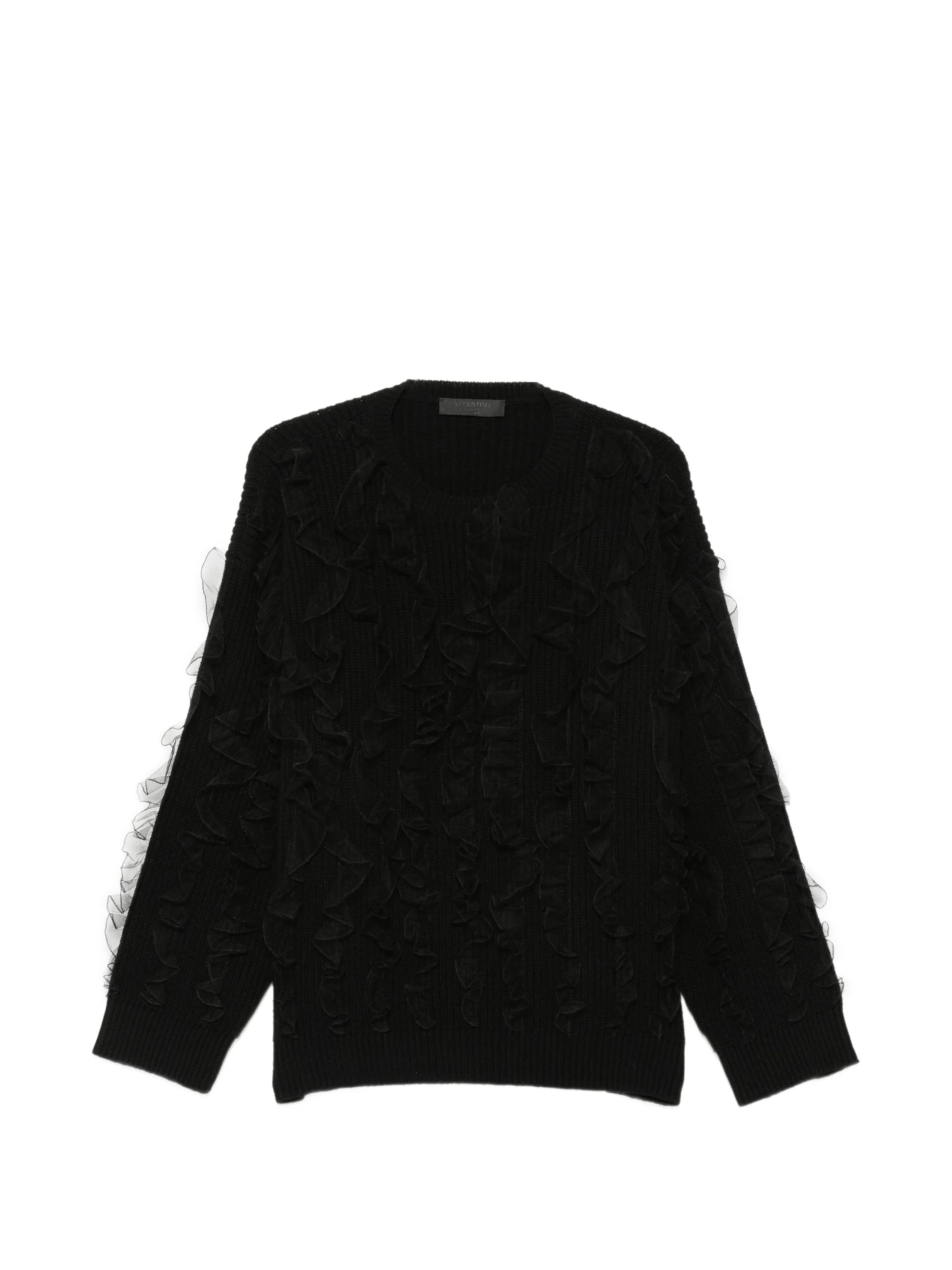 embroidered wool sweater