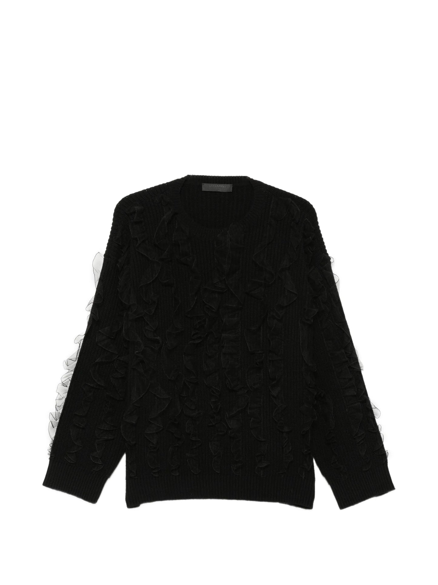 embroidered wool sweater