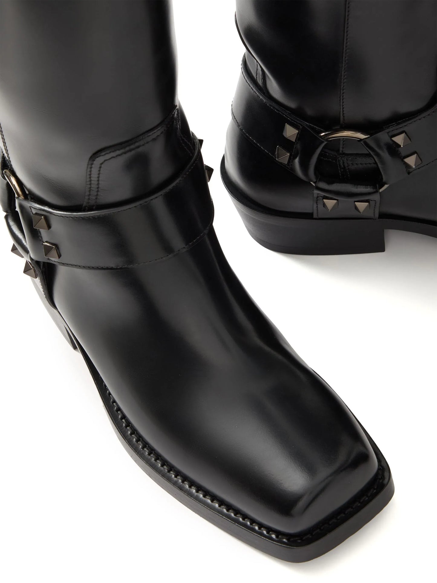40mm Rockstud biker boots