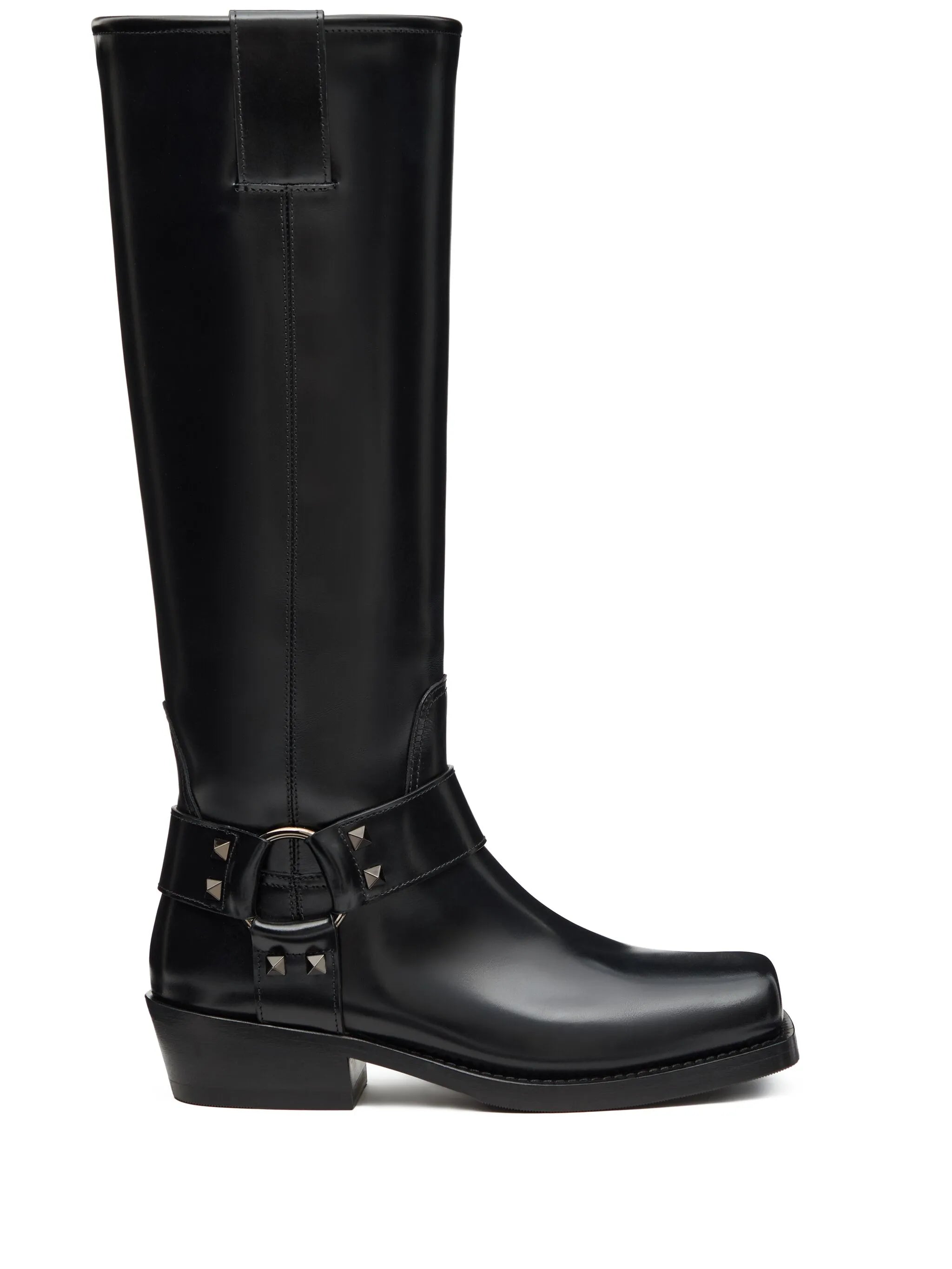 40mm Rockstud biker boots