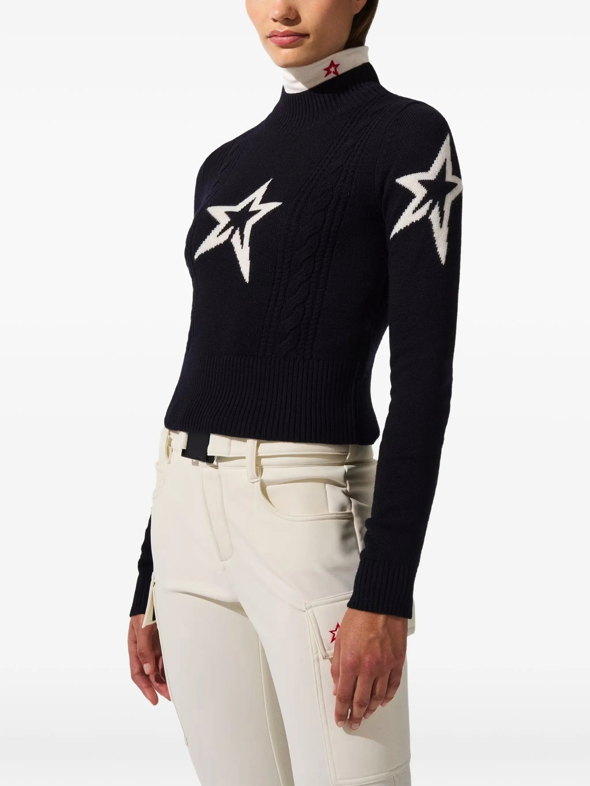 Cable sweater