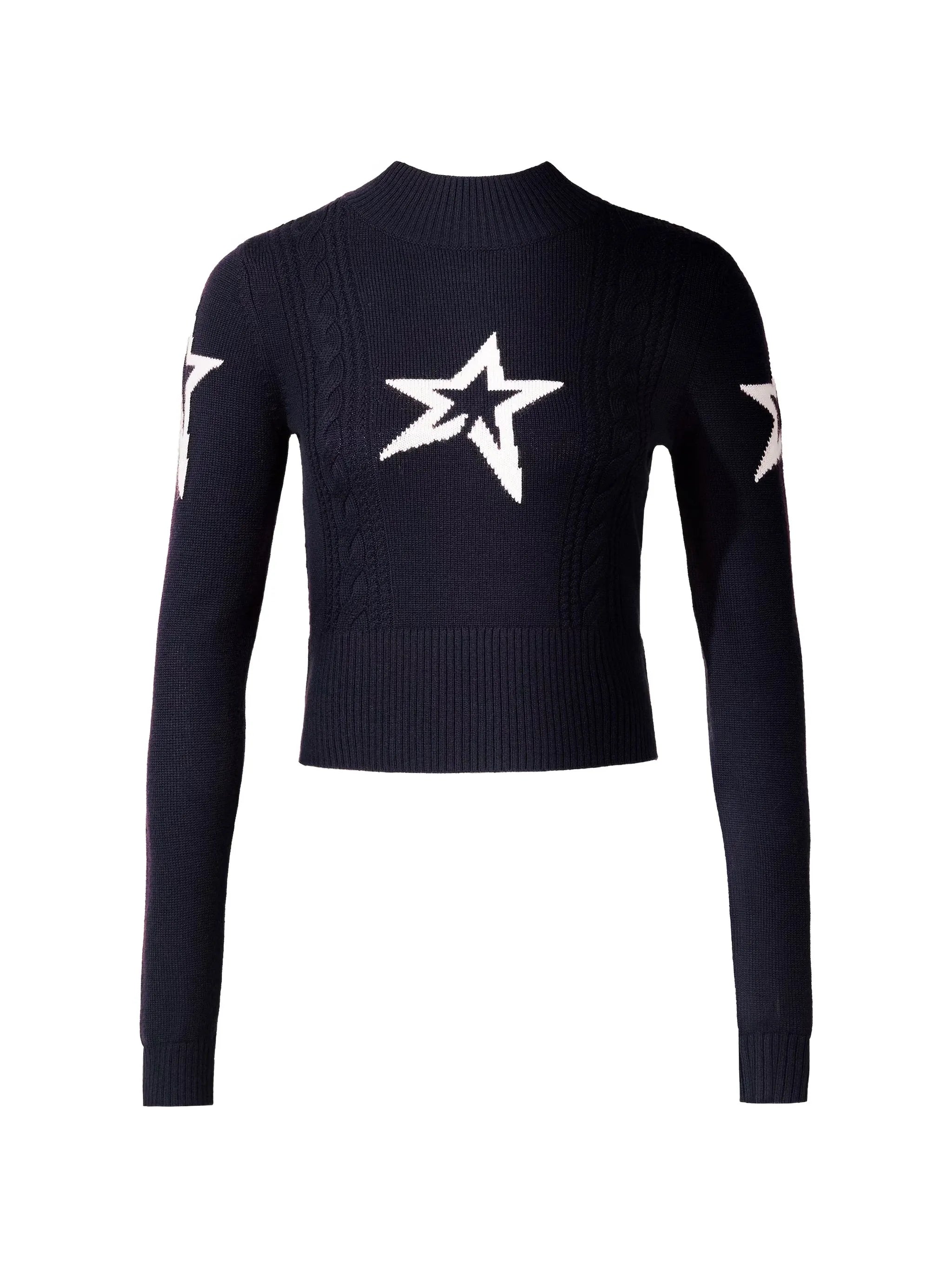 Cable sweater