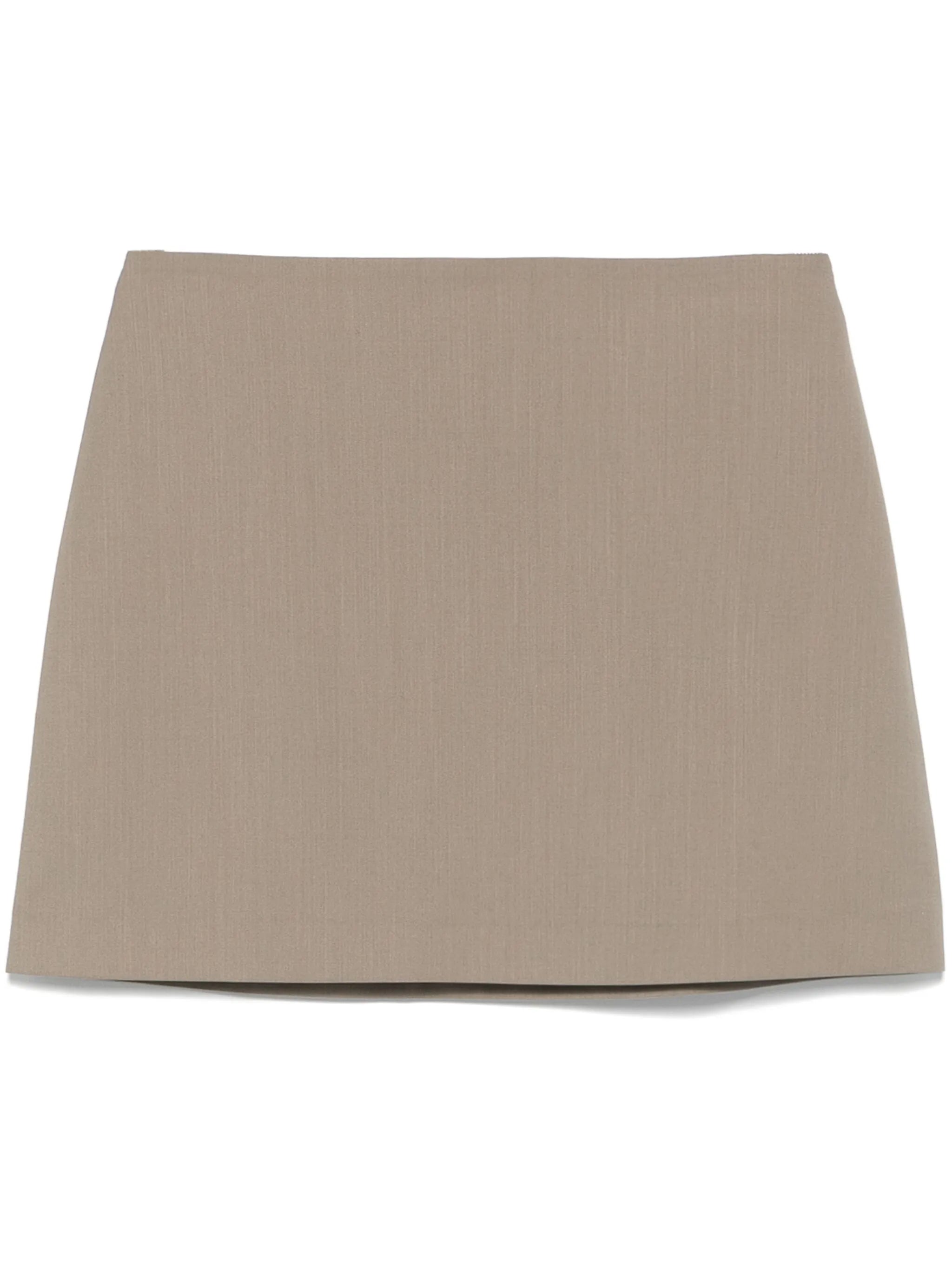 tailored mini skirt