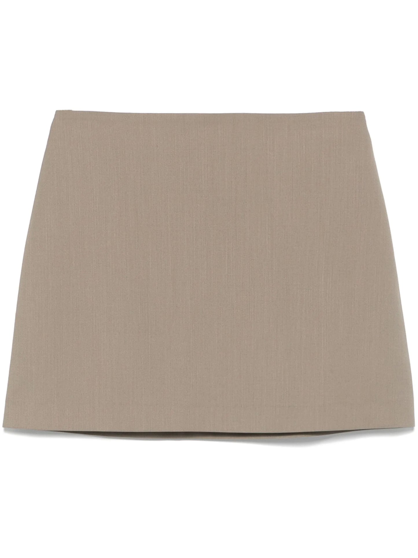 tailored mini skirt