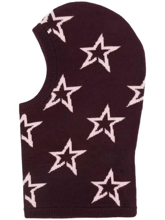 intarsia-knit balaclava