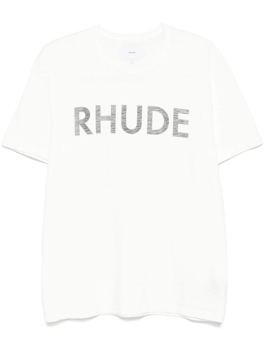 logo slub T-shirt