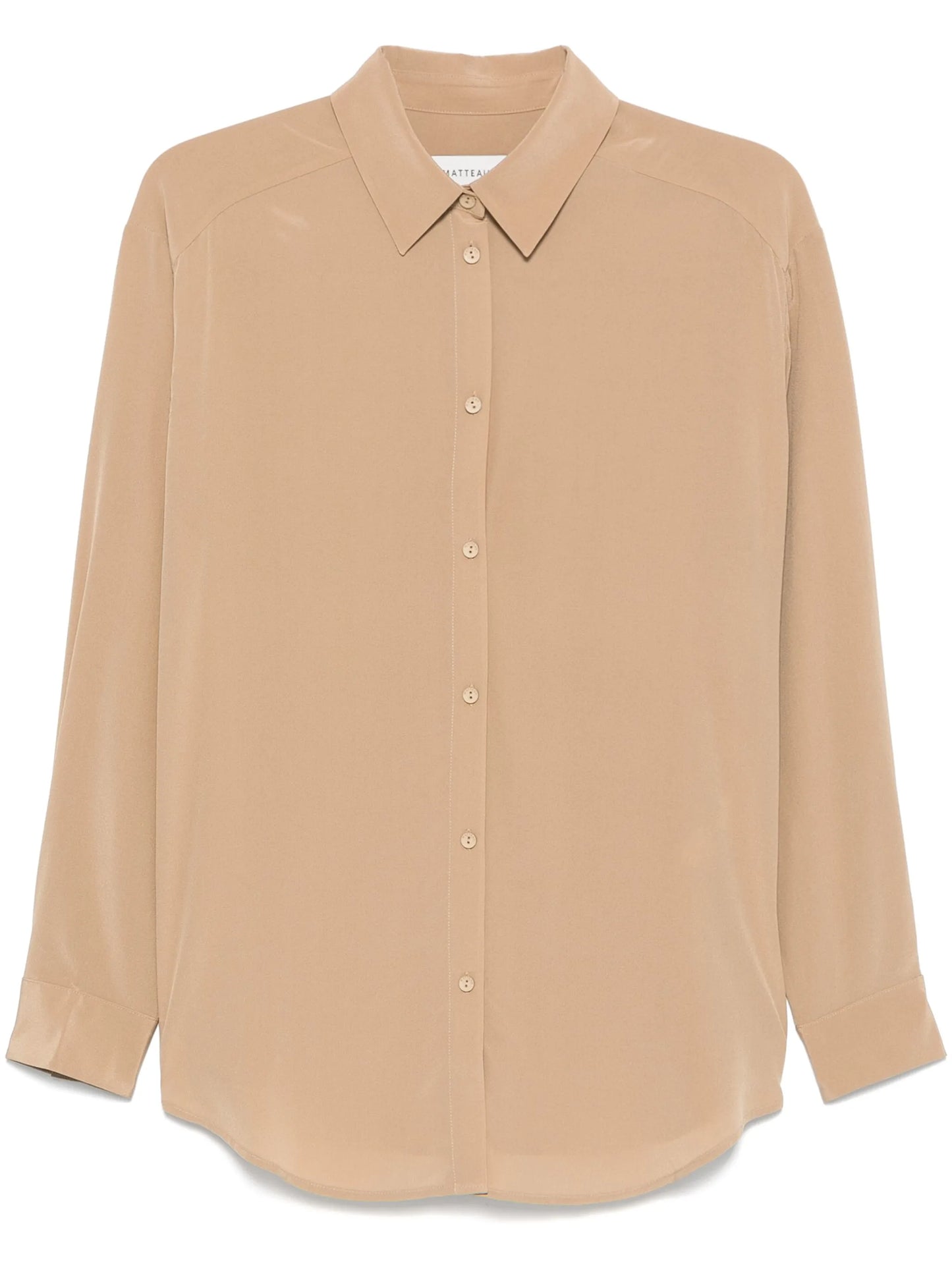longsleeved silk shirt